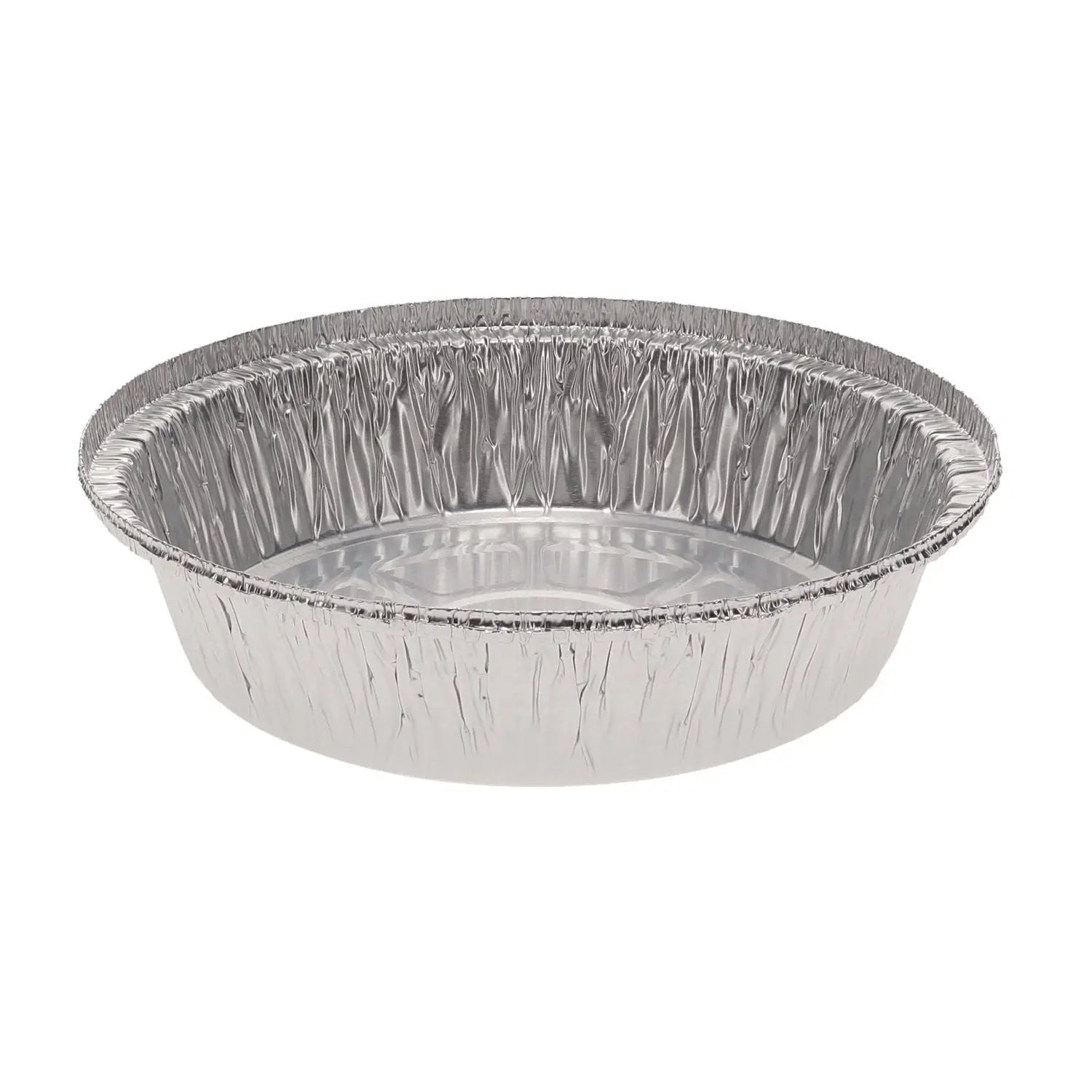 Aluminum Take-Out Container, 24 oz, 7" Diameter x 1.53"h, Silver, 250/Carton