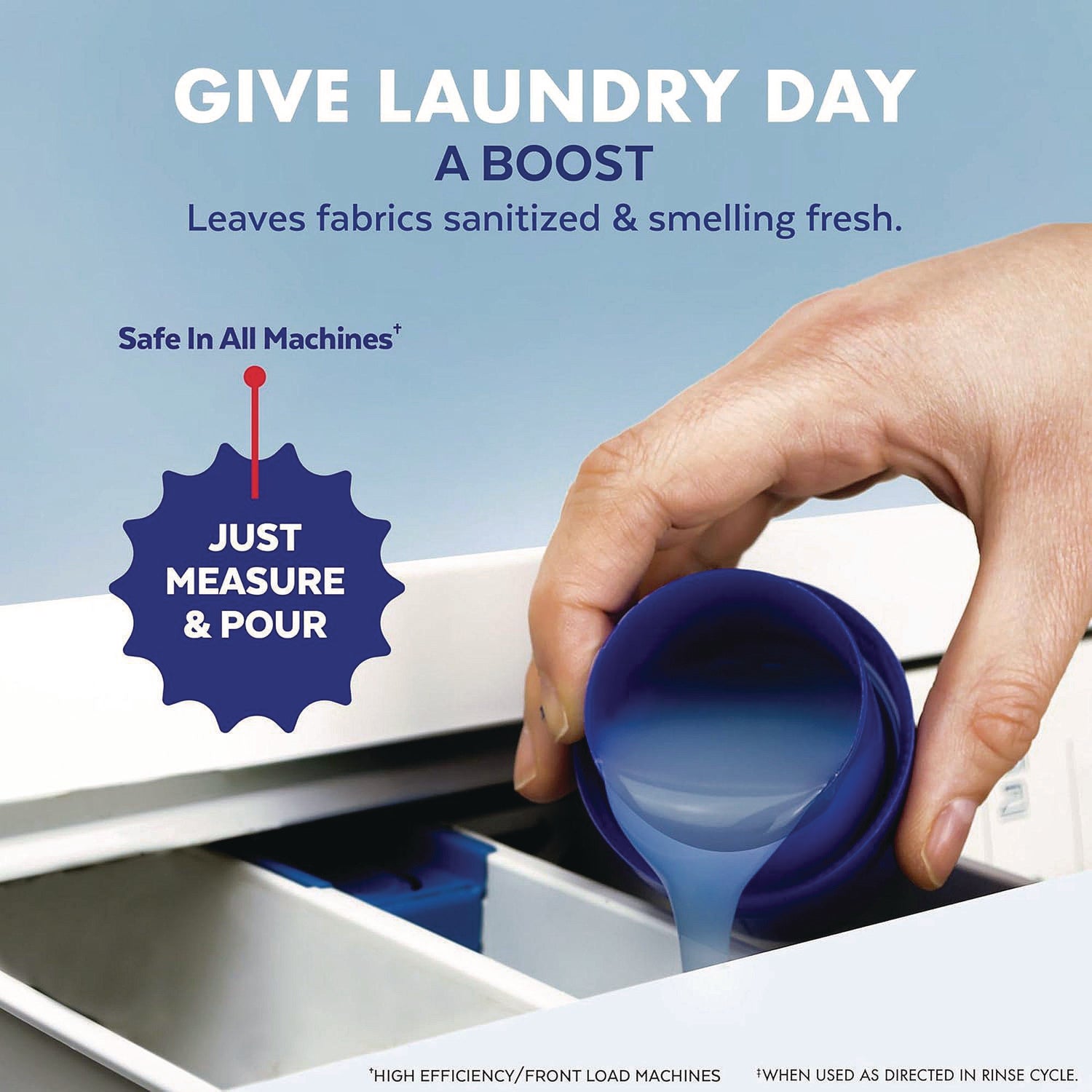 LYSOL® Brand Laundry Sanitizer, Crisp Linen Scent, 21 oz Bottle, 6/Carton