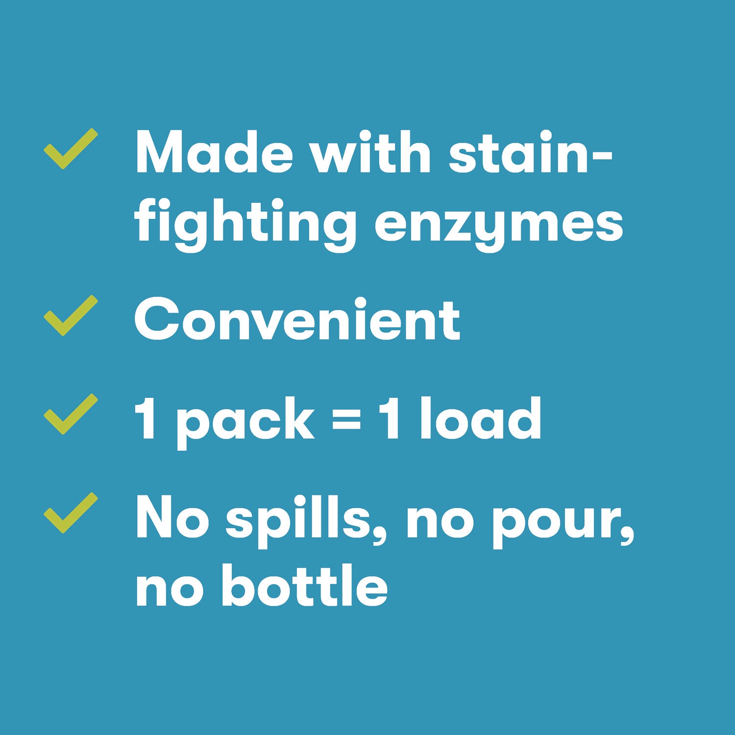 ECOS® Laundry Detergent Packs, Free and Clear, 40/Pack