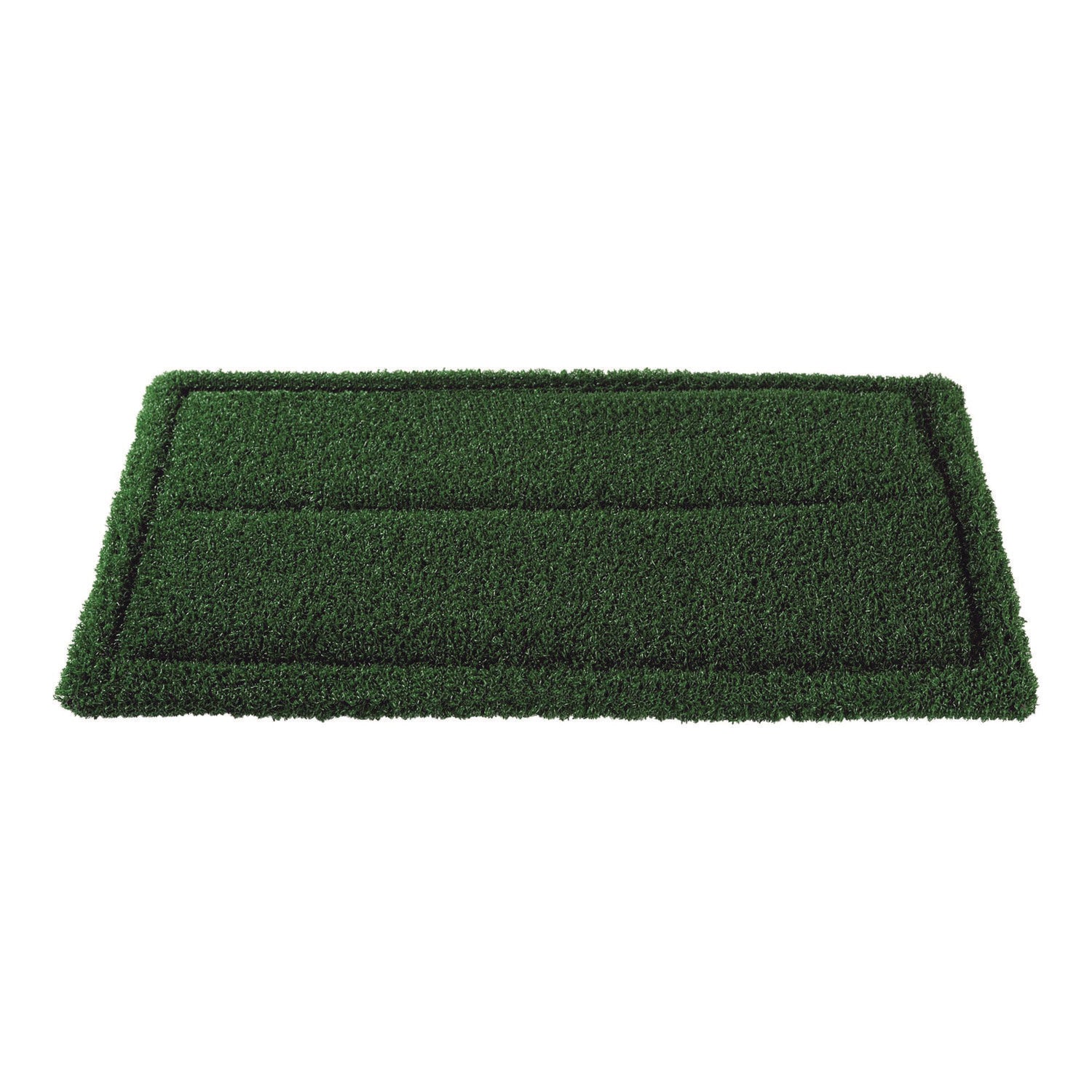 Americo® TurfScrub Brush Floor Pad, 14 x 20, Green, 4/Carton