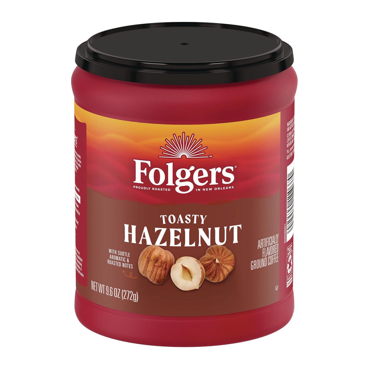 Folgers® Coffee, Toasty Hazelnut, 9.6 oz Can