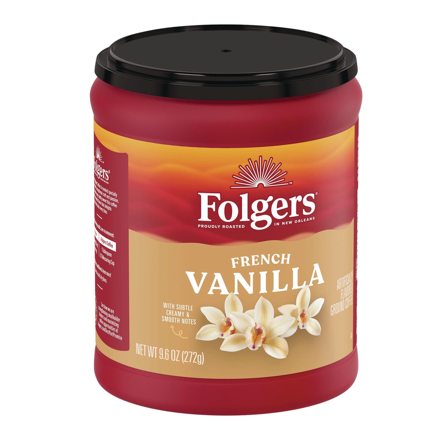 Folgers® Coffee, French Vanilla, 9.6 oz Can
