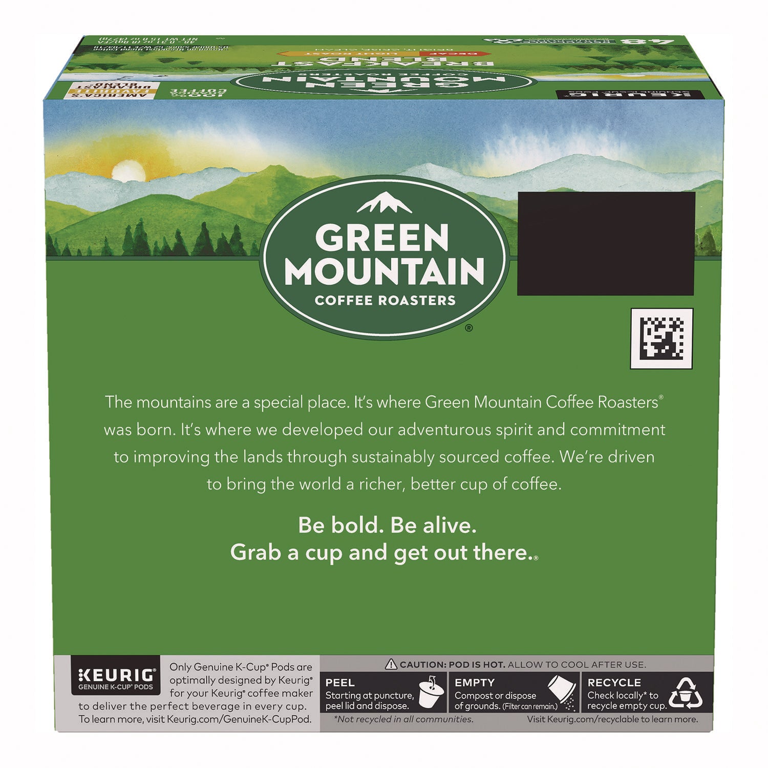 Green Mountain Coffee® Breakfast Blend Decaf Coffee K-Cups, 48/Box