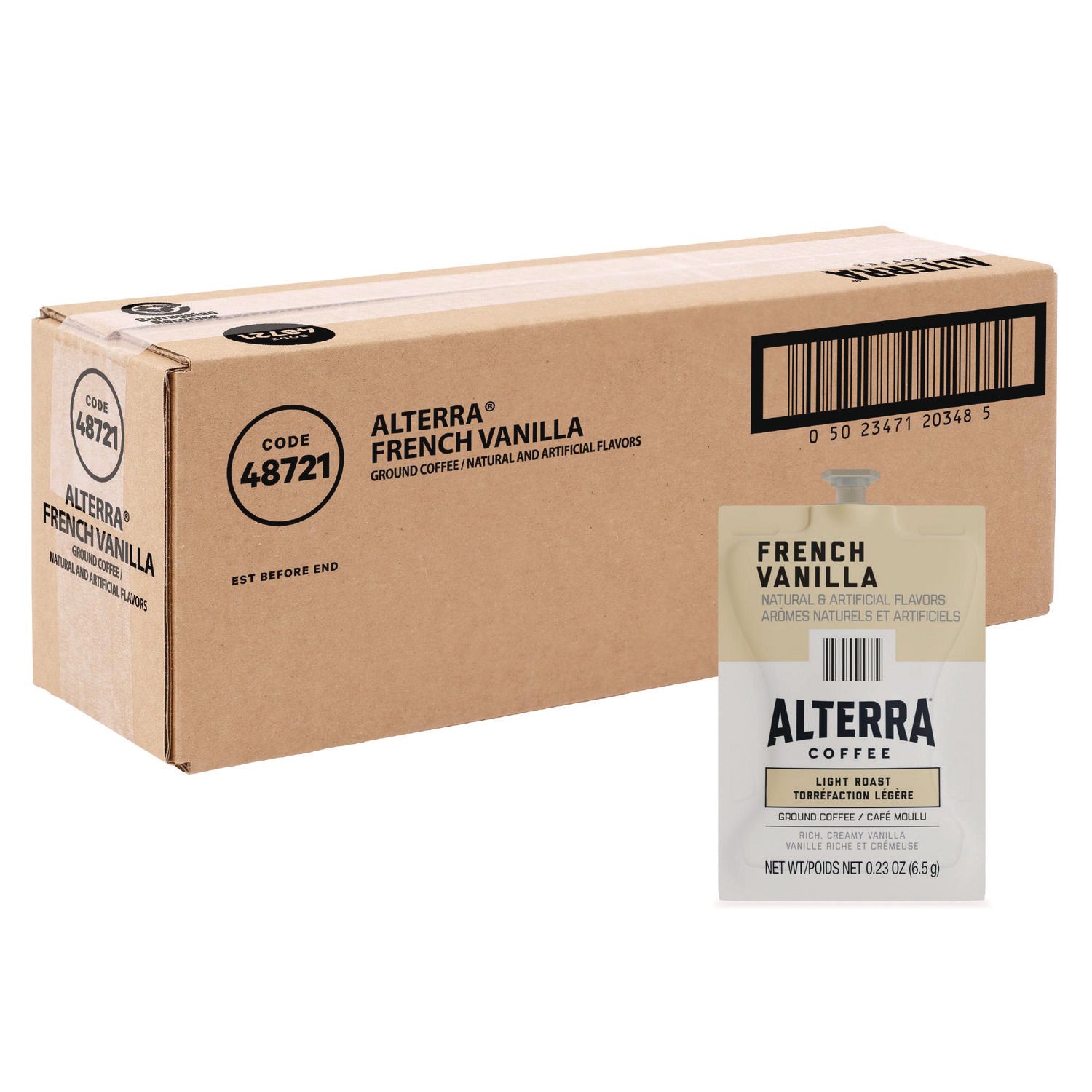 FLAVIA® Alterra French Vanilla Coffee Freshpack, 40/Carton