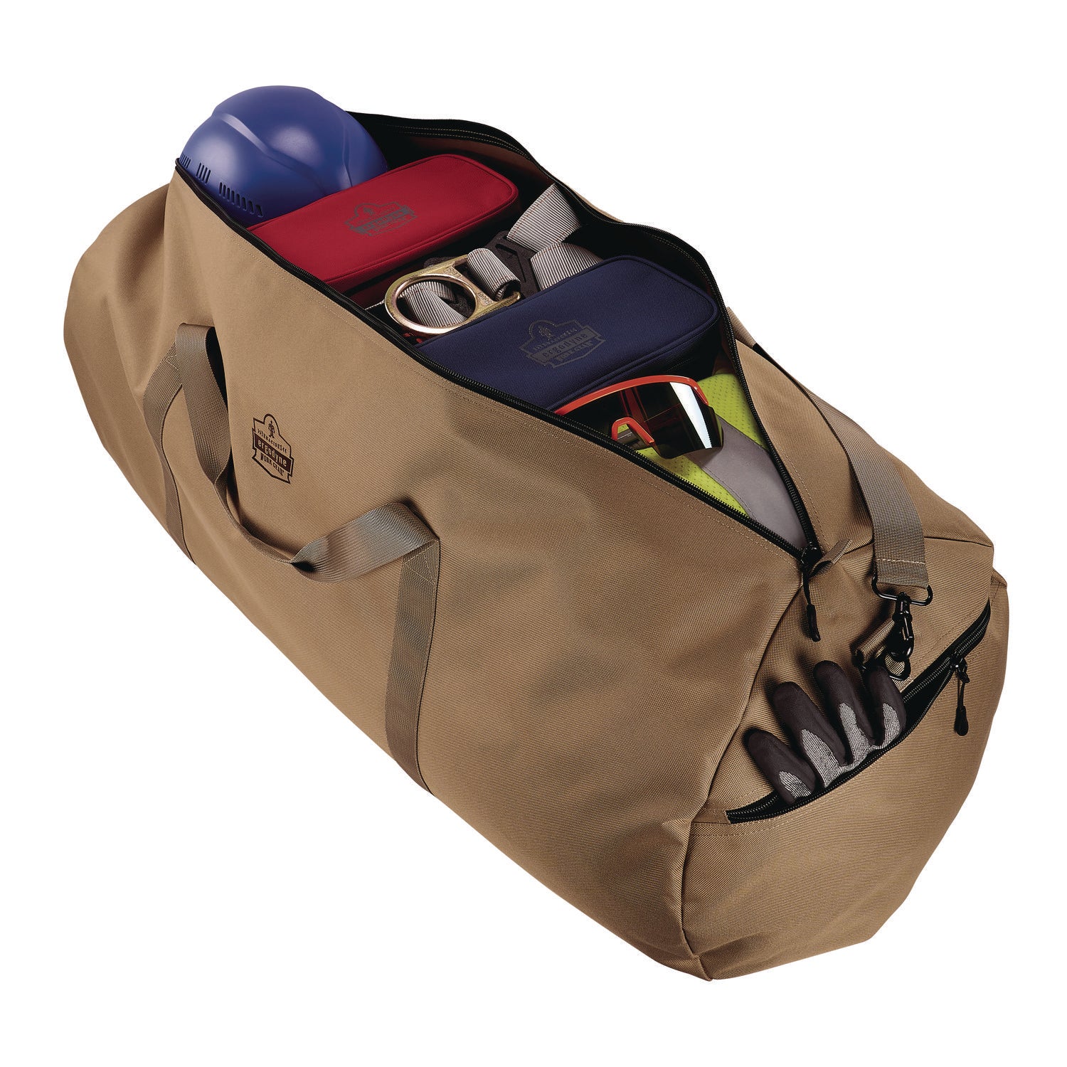 ergodyne® Arsenal 5020P Gear Duffel Bag, 14 x 35 x 14, Khaki