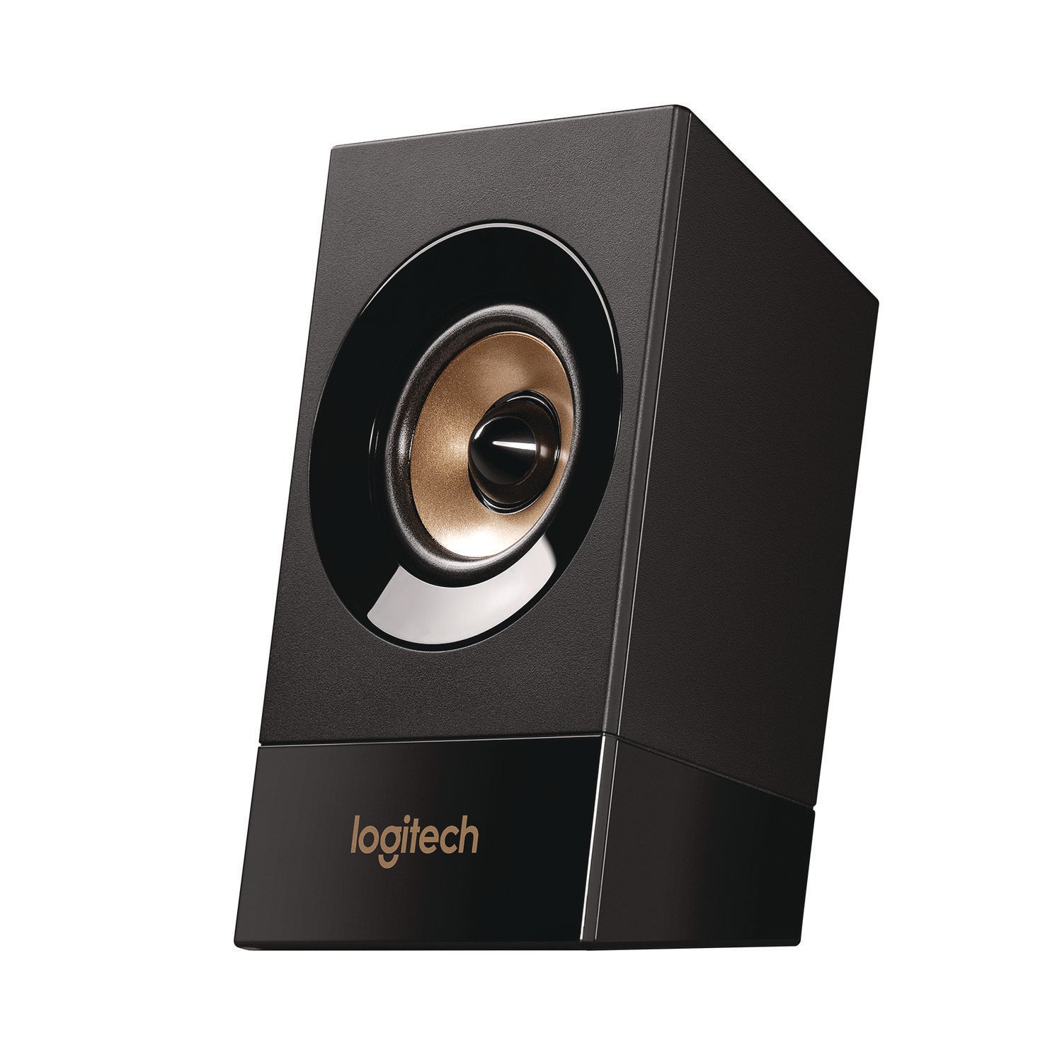 Logitech® Z533 Computer Speaker System, 3.5 mm Headphone Jack/RCA, Black