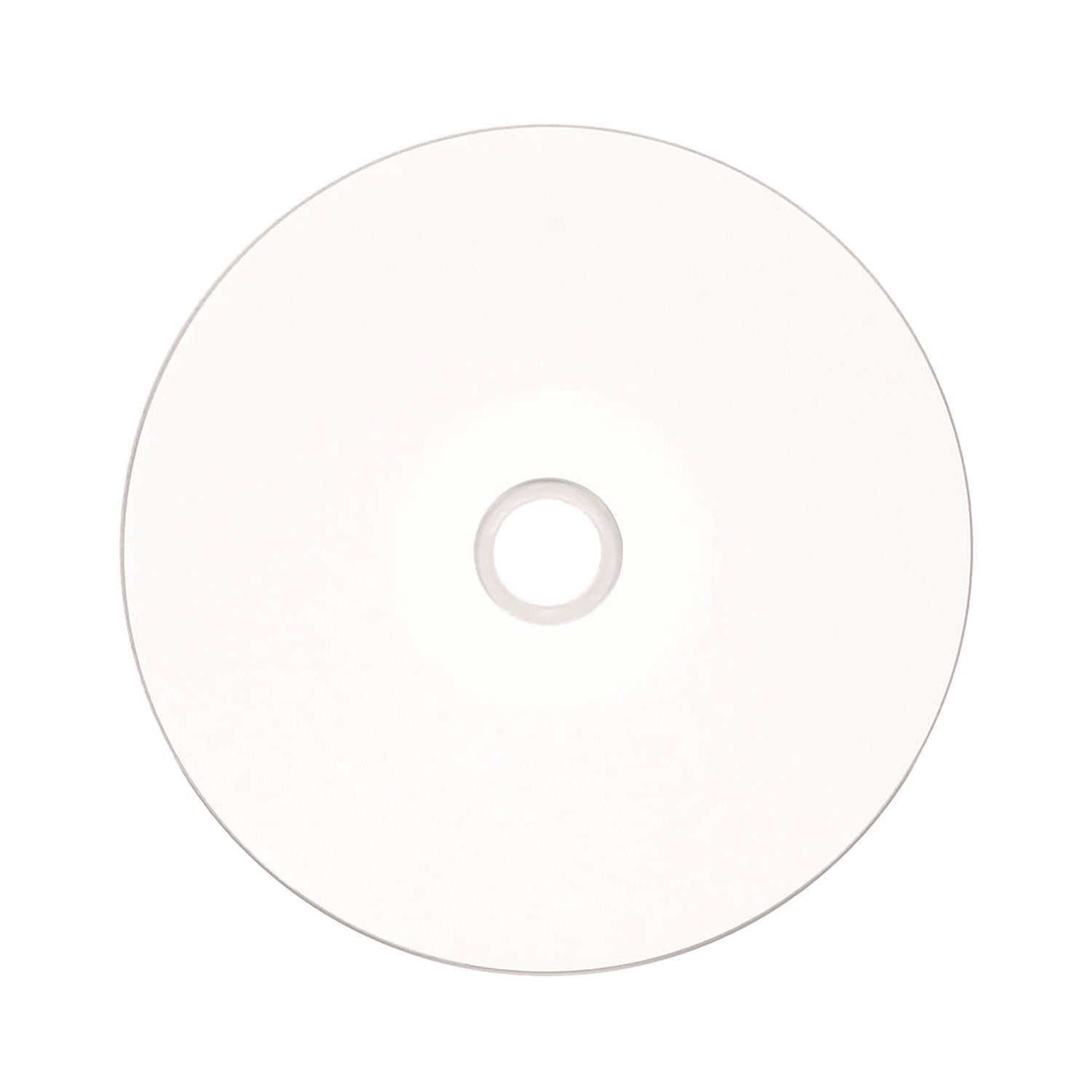 Verbatim® CD-R Printable Recordable Disc, 700 MB/80 min, 52x, Spindle, White, 100/Pack