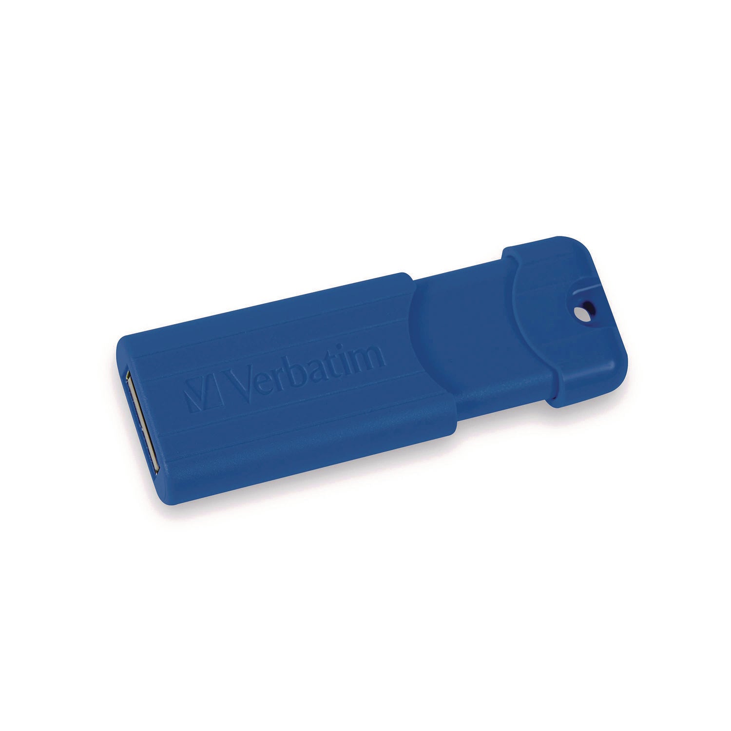 Verbatim® PinStripe USB 3.2 Flash Drive, 32 GB, Blue/Red, 2/Pack