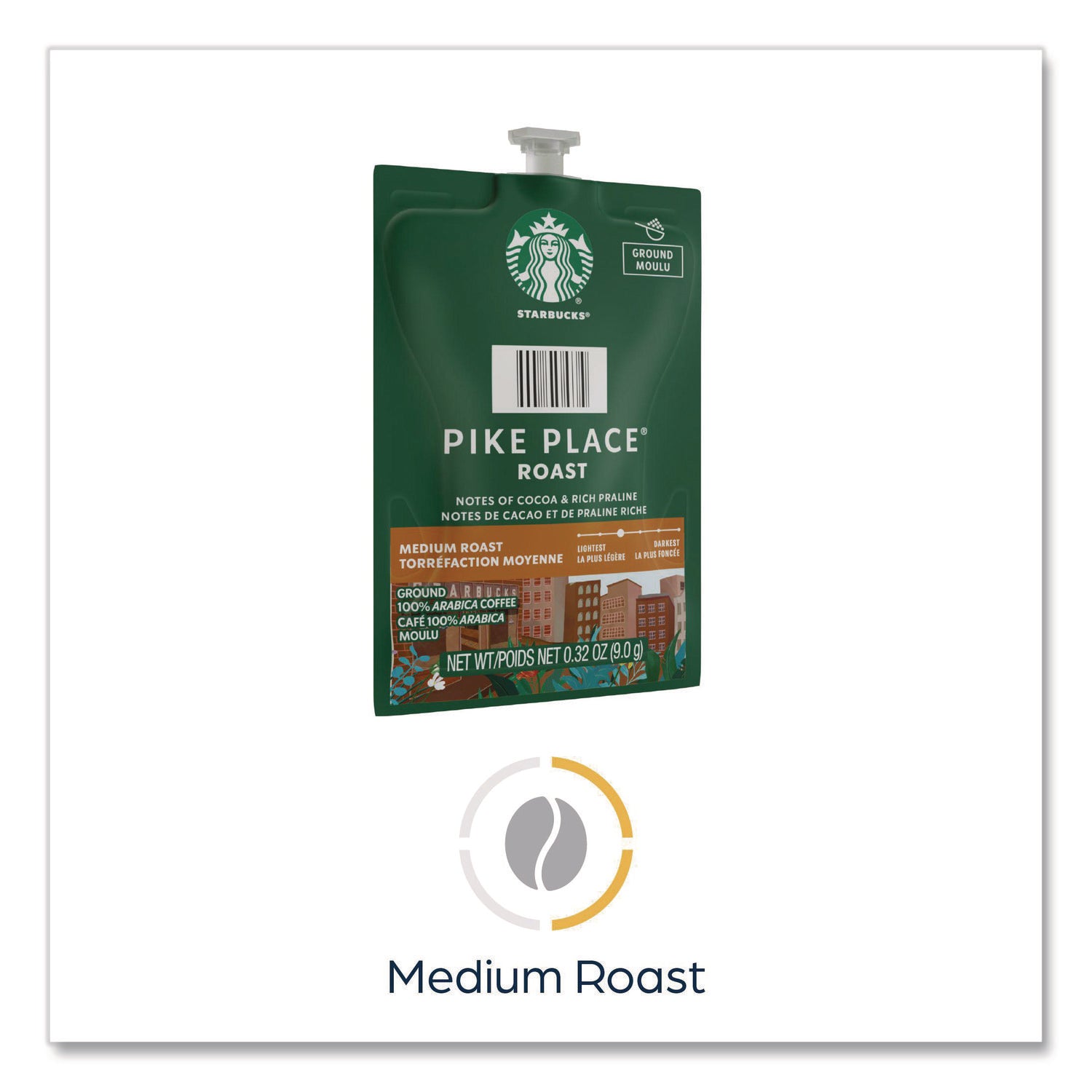 FLAVIA® Starbucks Pike Place Roast Coffee Freshpack, 38/Carton