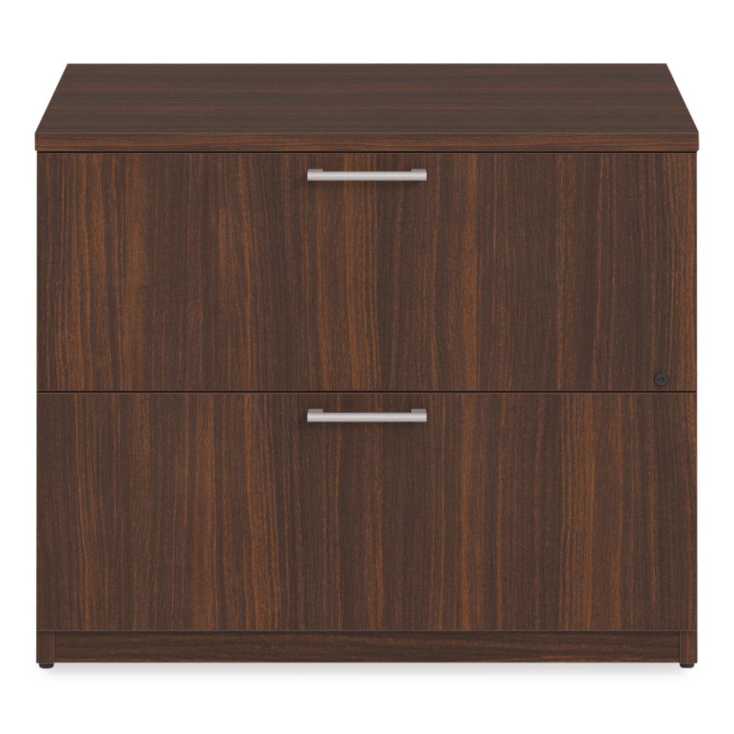 Alera® Alera Seville Series Lateral File Cabinet, 2 Legal-Size File Drawers, Mahogany, 36