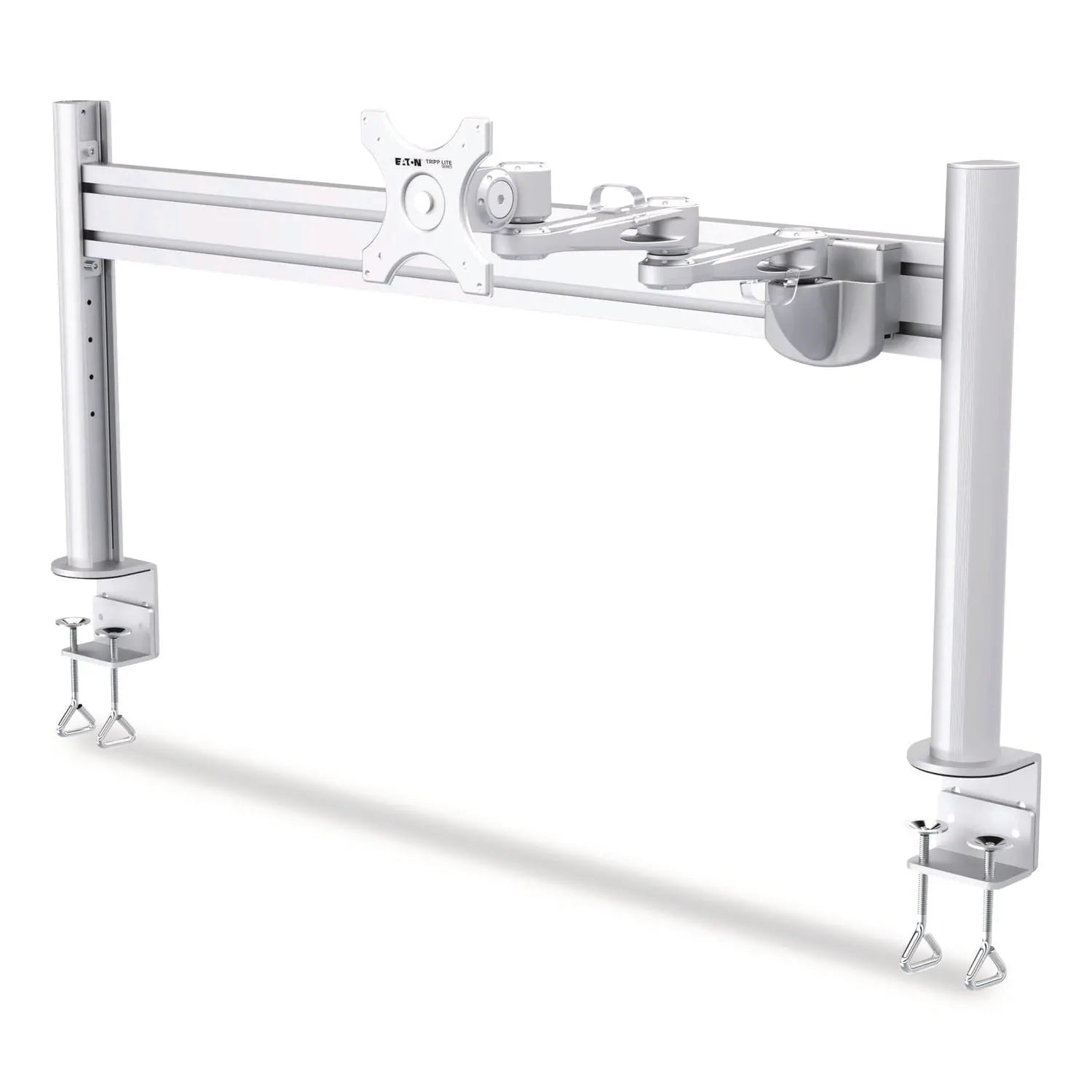 Tripp Lite by Eaton Dual-Extension Monitor Mount for Slat Wall System for 32" TVs, 4.9w x 4.7d x 20.5h, Silver, Supports 22 lb Tripp Lite by Eaton Flipcost