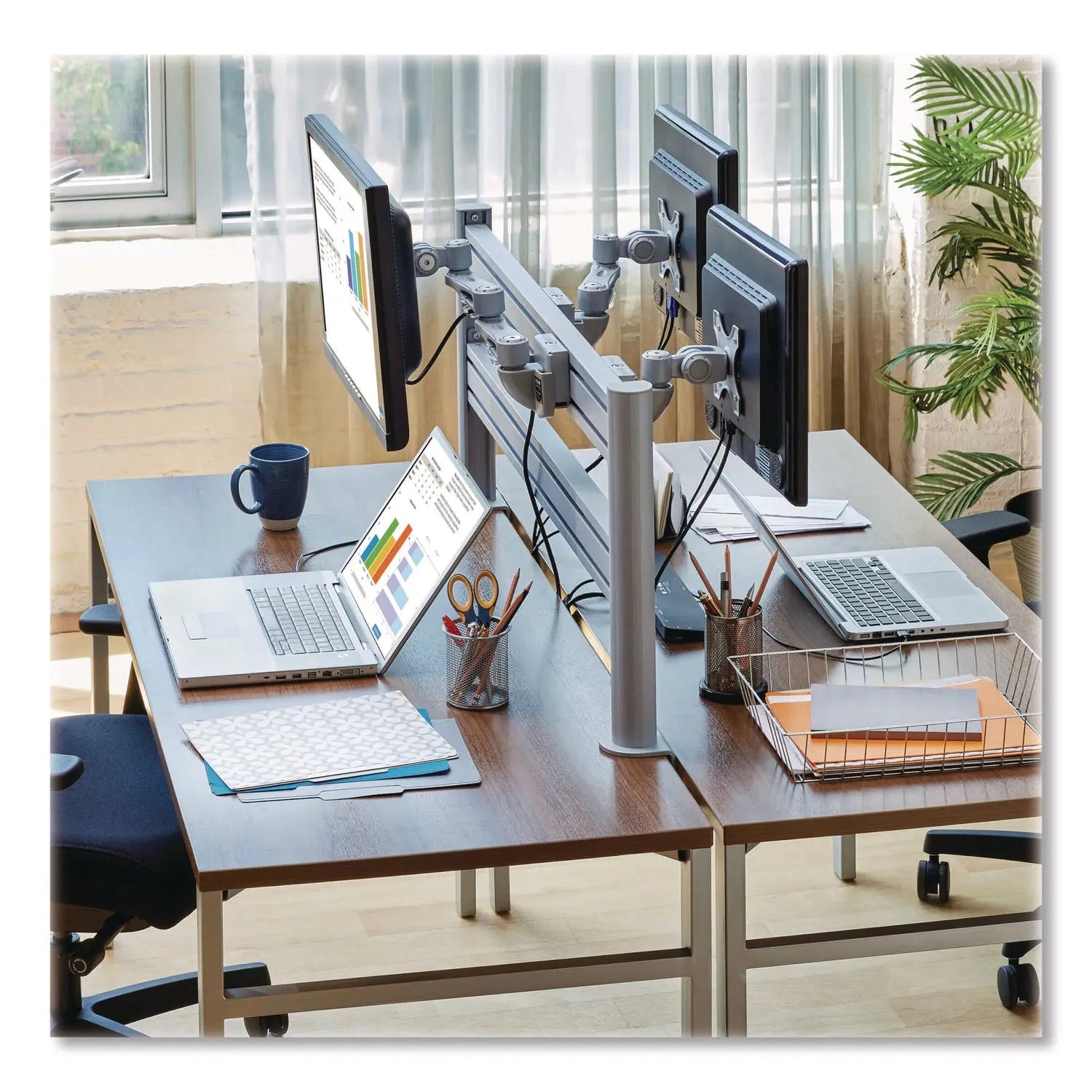 Tripp Lite by Eaton Dual-Extension Monitor Mount for Slat Wall System for 32" TVs, 4.9w x 4.7d x 20.5h, Silver, Supports 22 lb Tripp Lite by Eaton Flipcost