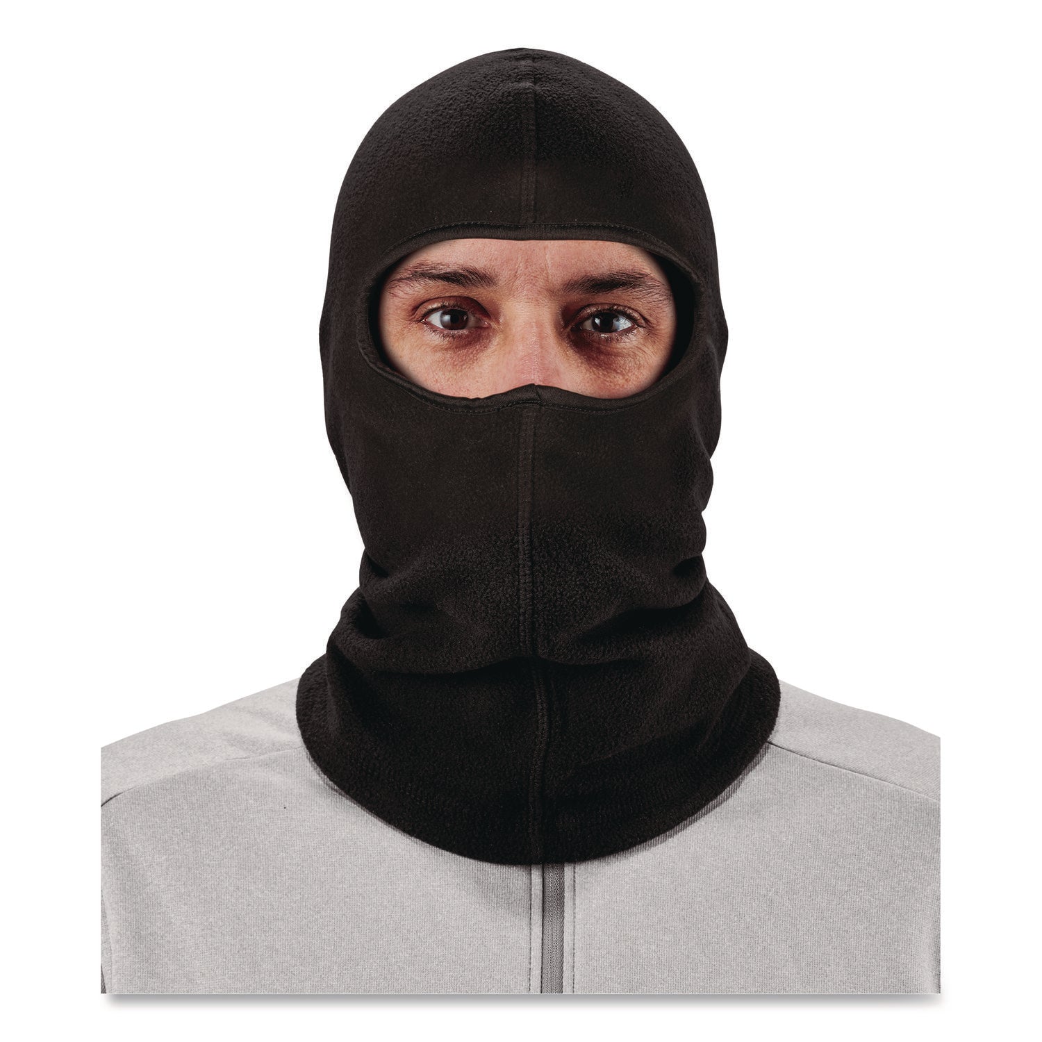 ergodyne® N-Ferno 6821 Fleece Balaclava Face Mask Polyester One Size Fits Most Black