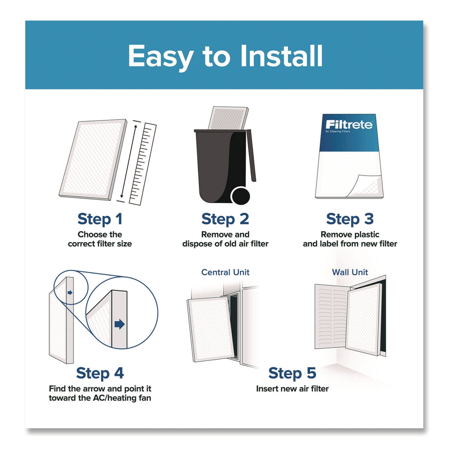 Filtrete™ Premium Allergen, Bacteria and Virus Filter, 18 x 24, 4/Carton