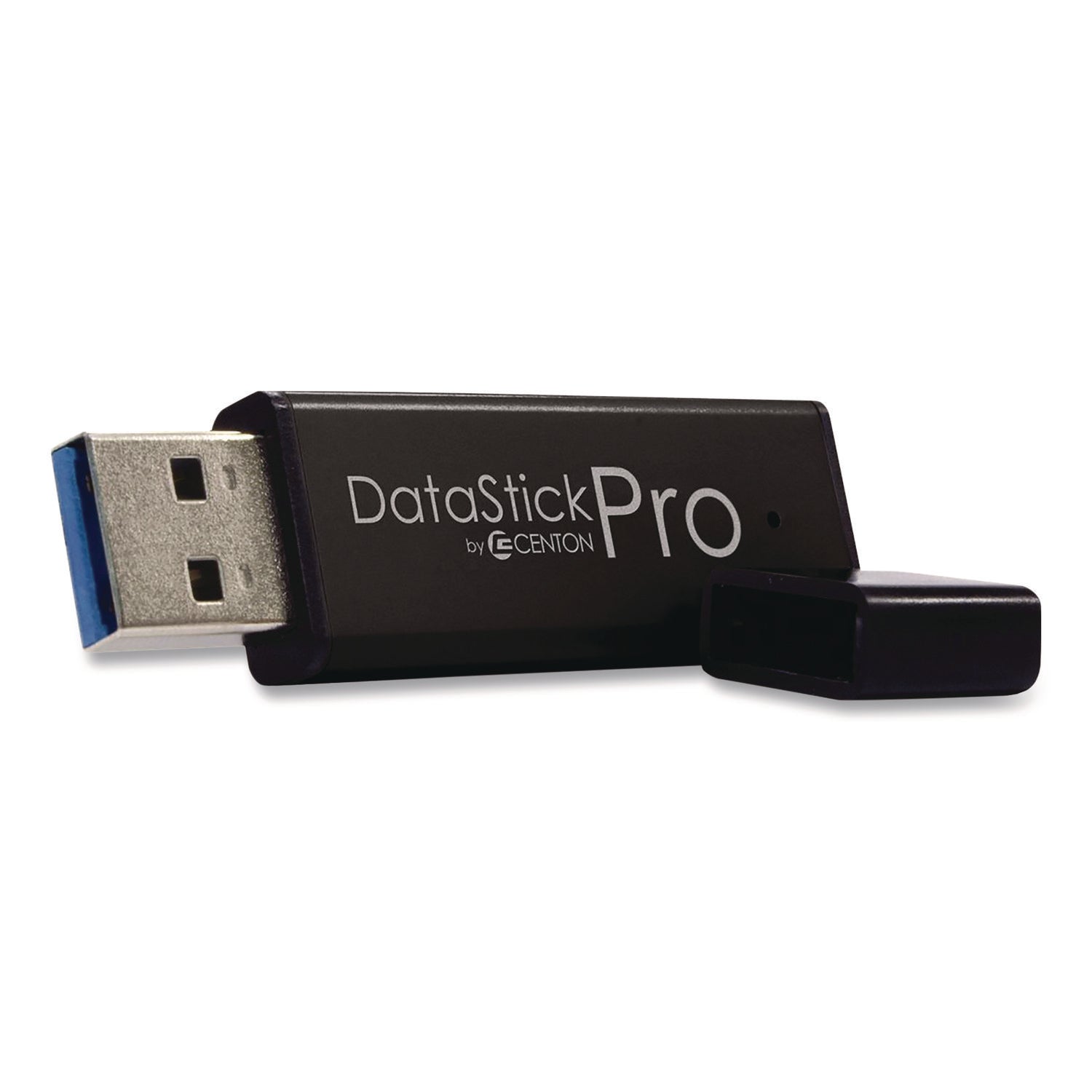 Centon DataStick Pro USB 3.2 Type A Flash Drive, 16 GB, Black, 10/Pack