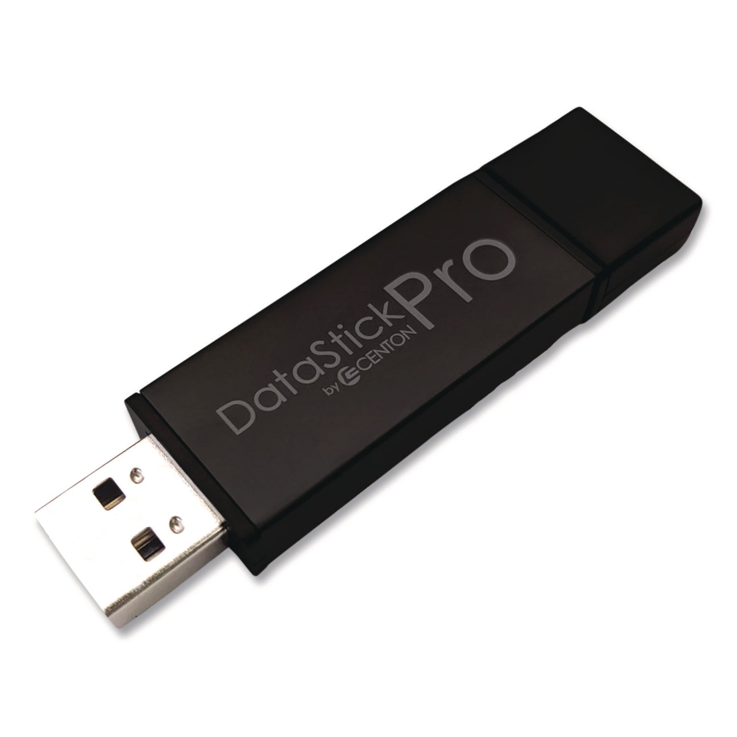 Centon DataStick Pro USB 3.2 Type A Flash Drive, 64 GB, Black, 10/Pack