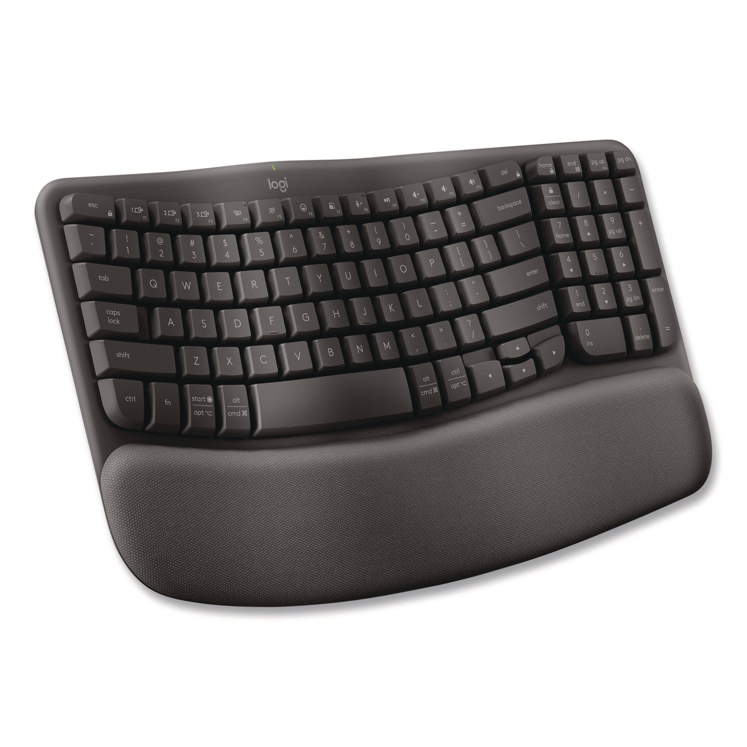 Logitech® ERGO Wave Keyboard for Business, Graphite