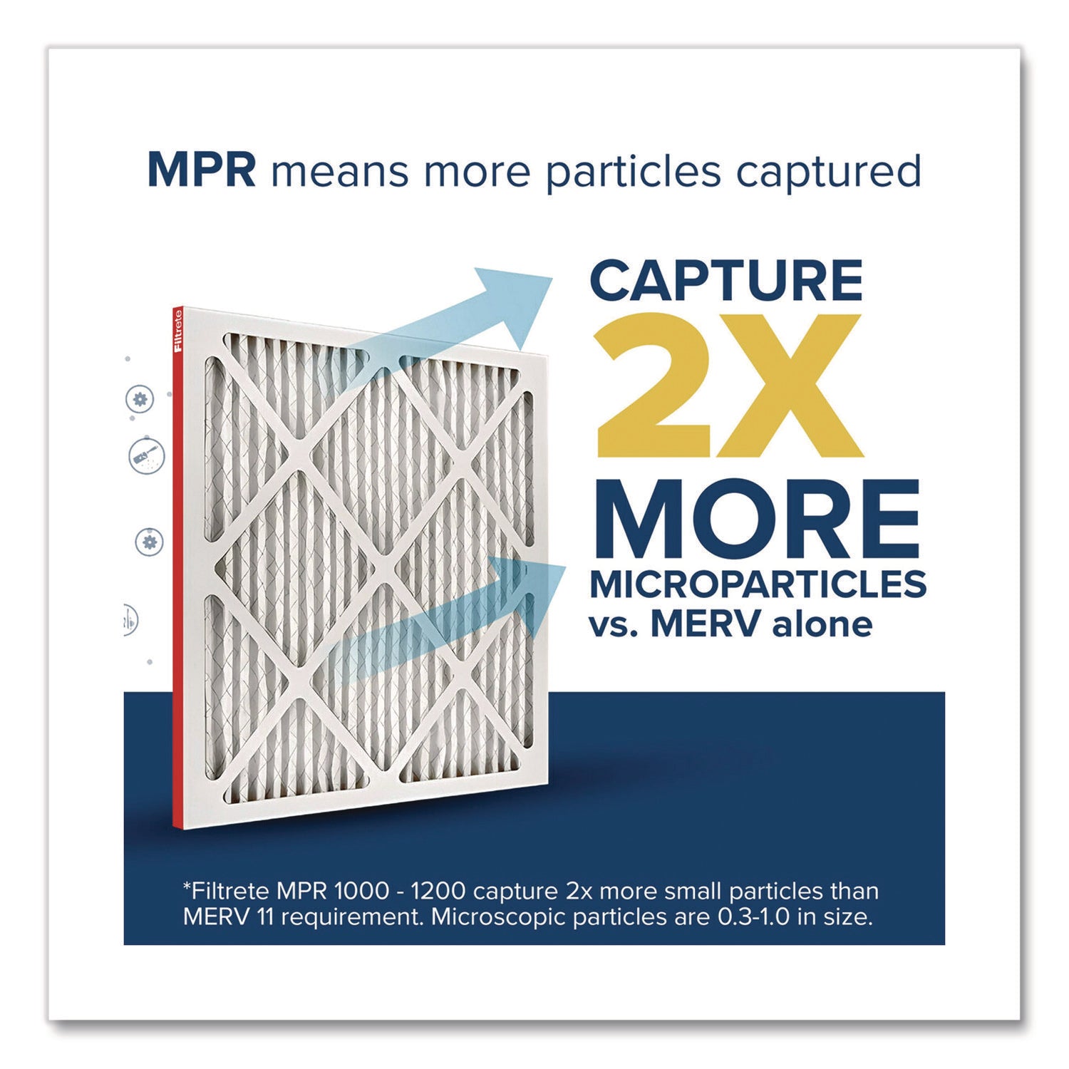 Filtrete™ Allergen Defense Air Filter, 12 x 25, 4/Carton