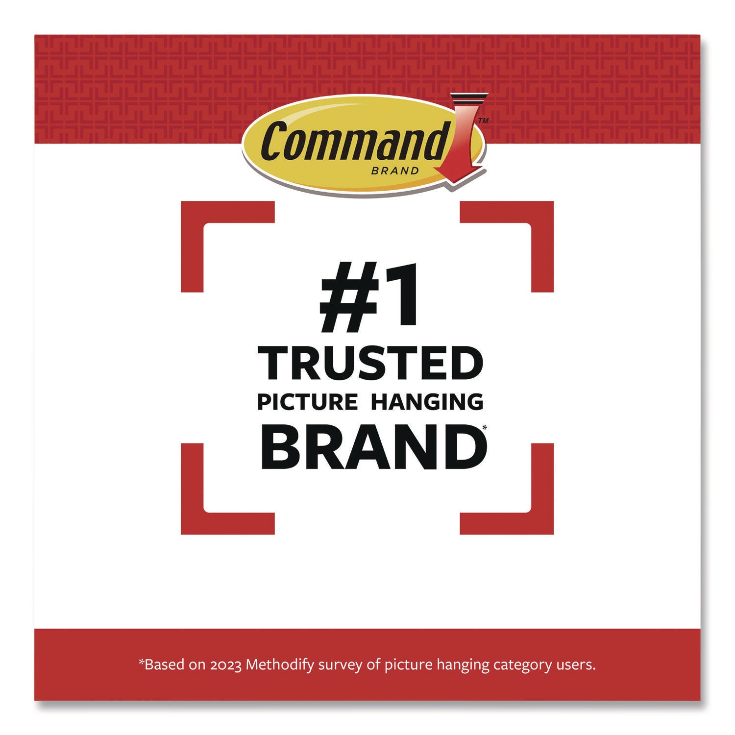 Command™ Picture Hanging Strips, X-Large, Removable, Holds up to 20 lbs per 4 Pairs, 8 Pairs/Pack