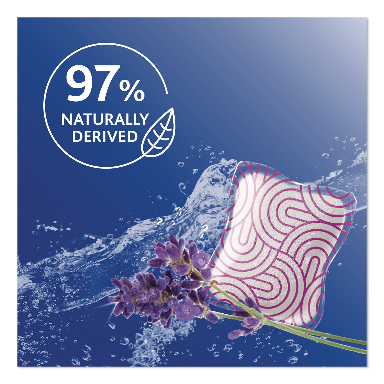 O-Cedar® Cleaning PACS, Lavender Scent, 10/Pack, 8 Packs/Carton