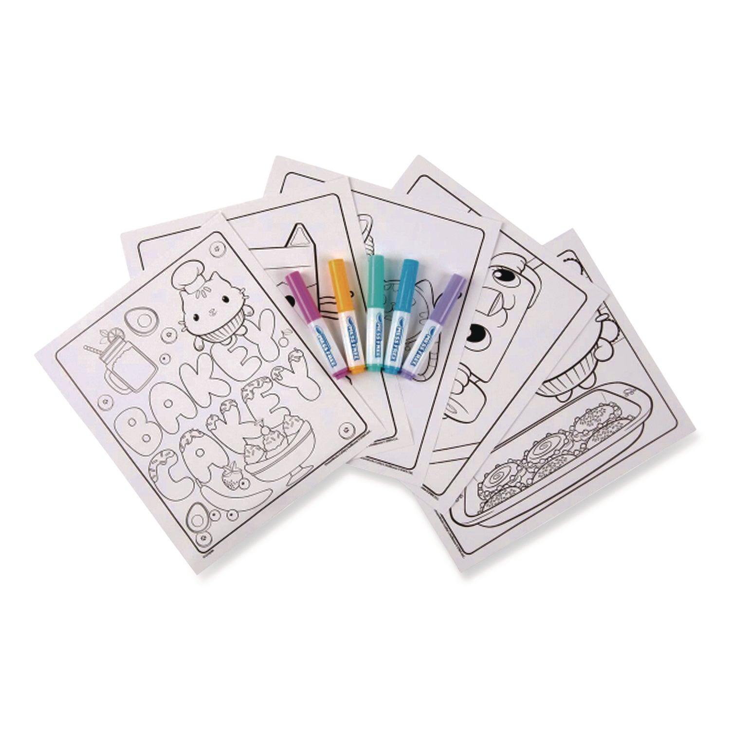 Crayola® Gabby's Dollhouse Color Wonder Kit, (18) Coloring Pages, (5) Gabby's Collection Markers