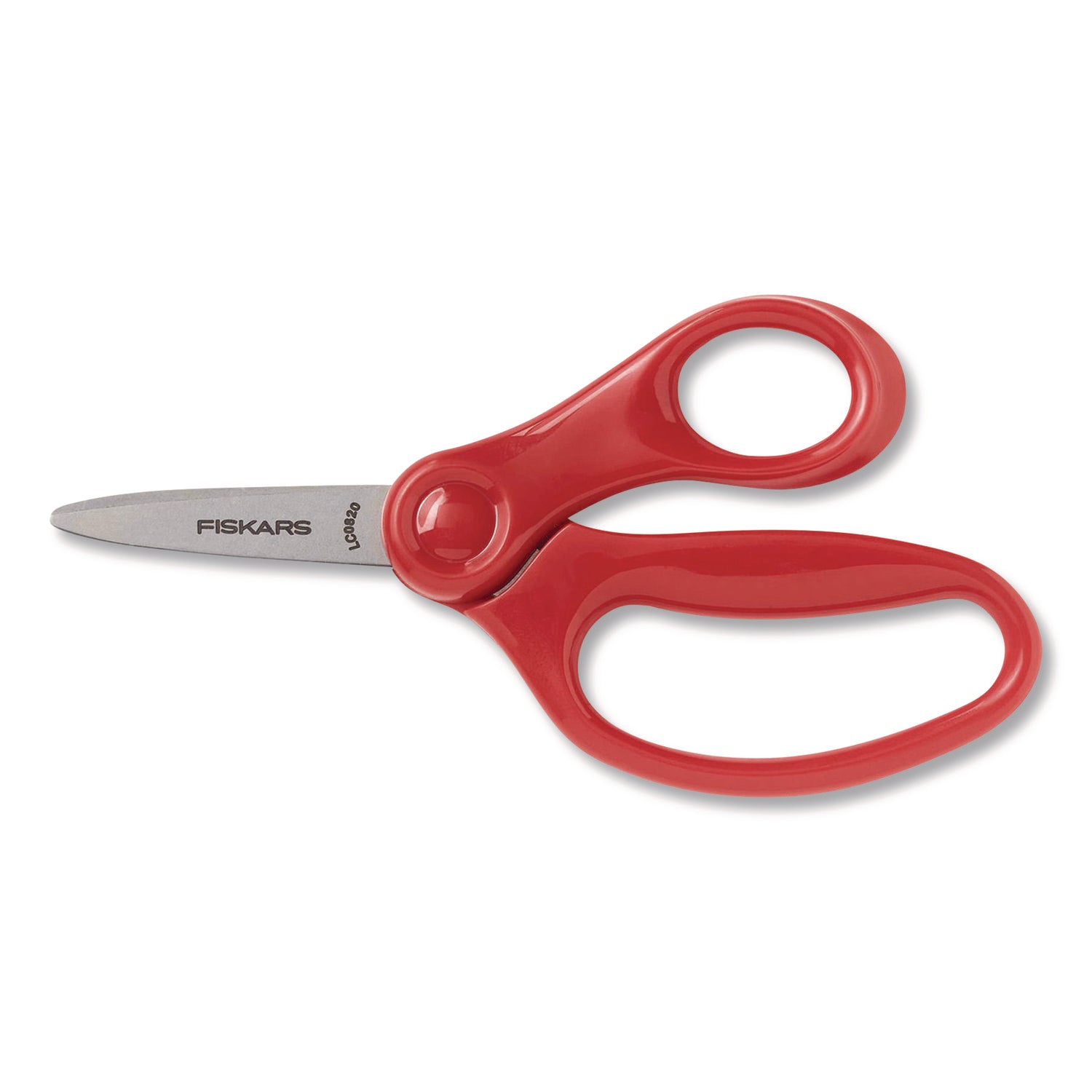 Fiskars® Classpack Scissors Caddy, Pointed Tip, 5" Long, 1.6" Cut Length, Straight Asst Color Handles: Blue/Green/Lt Blue/Red, 24/Set
