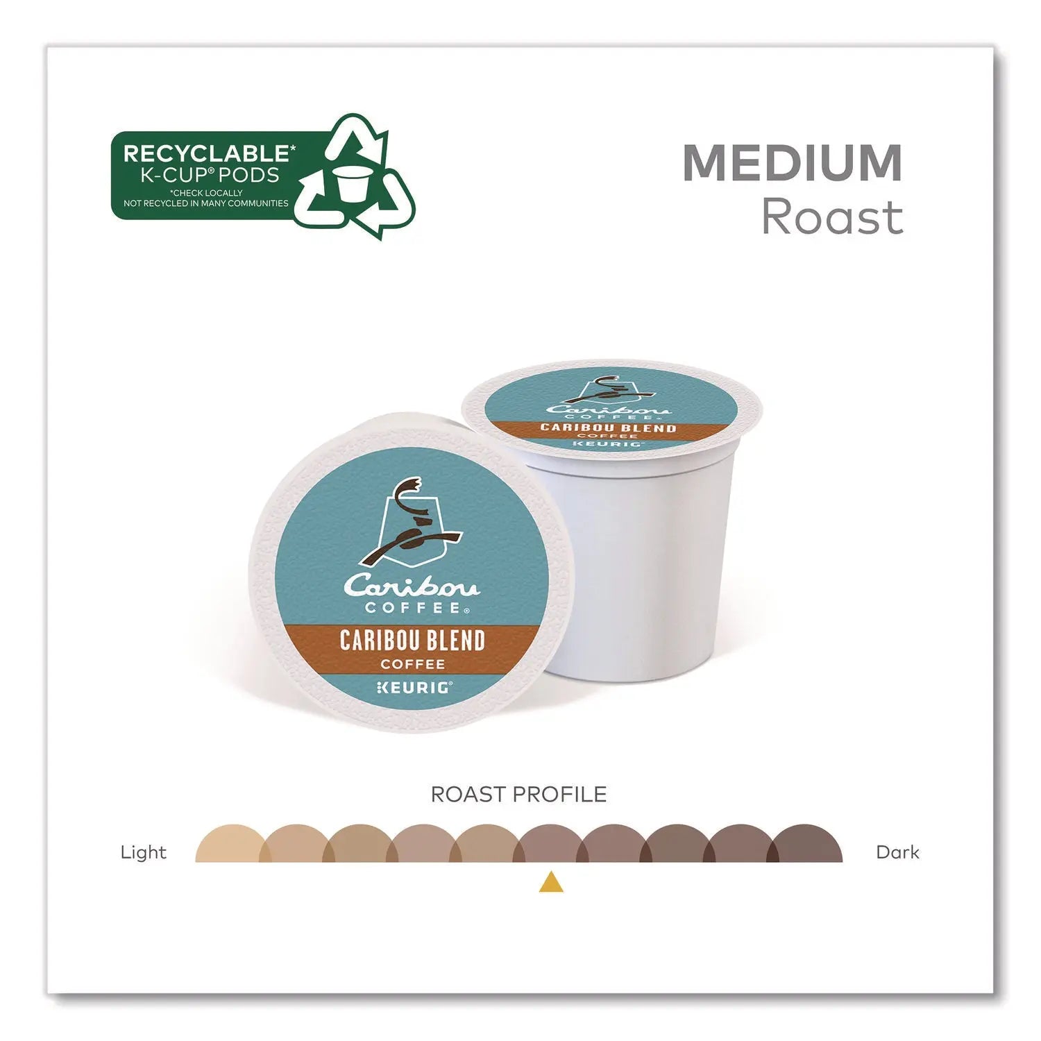 Caribou Coffee® Caribou Blend Coffee K-Cups, 0.4 oz, 44/Box Caribou Coffee® Flipcost