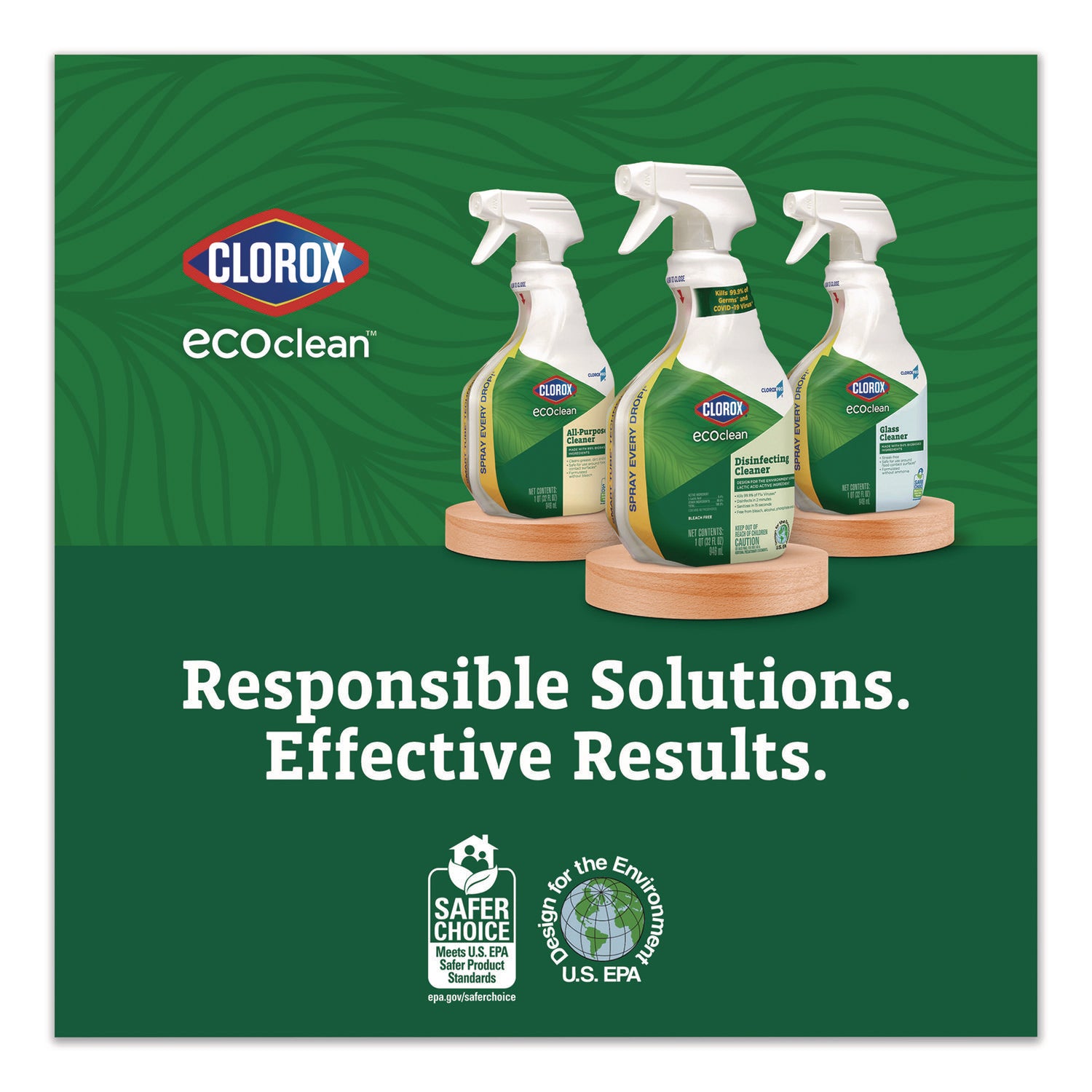 Clorox® Clorox Pro EcoClean Multipurpose Cleaner, Unscented, 32 oz Spray Bottle