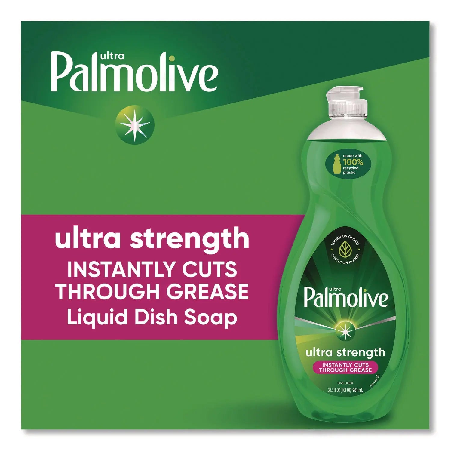 Ultra Palmolive® Dishwashing Liquid, Ultra Strength, Original Scent, 32.5 oz Bottle Ultra Palmolive® Flipcost