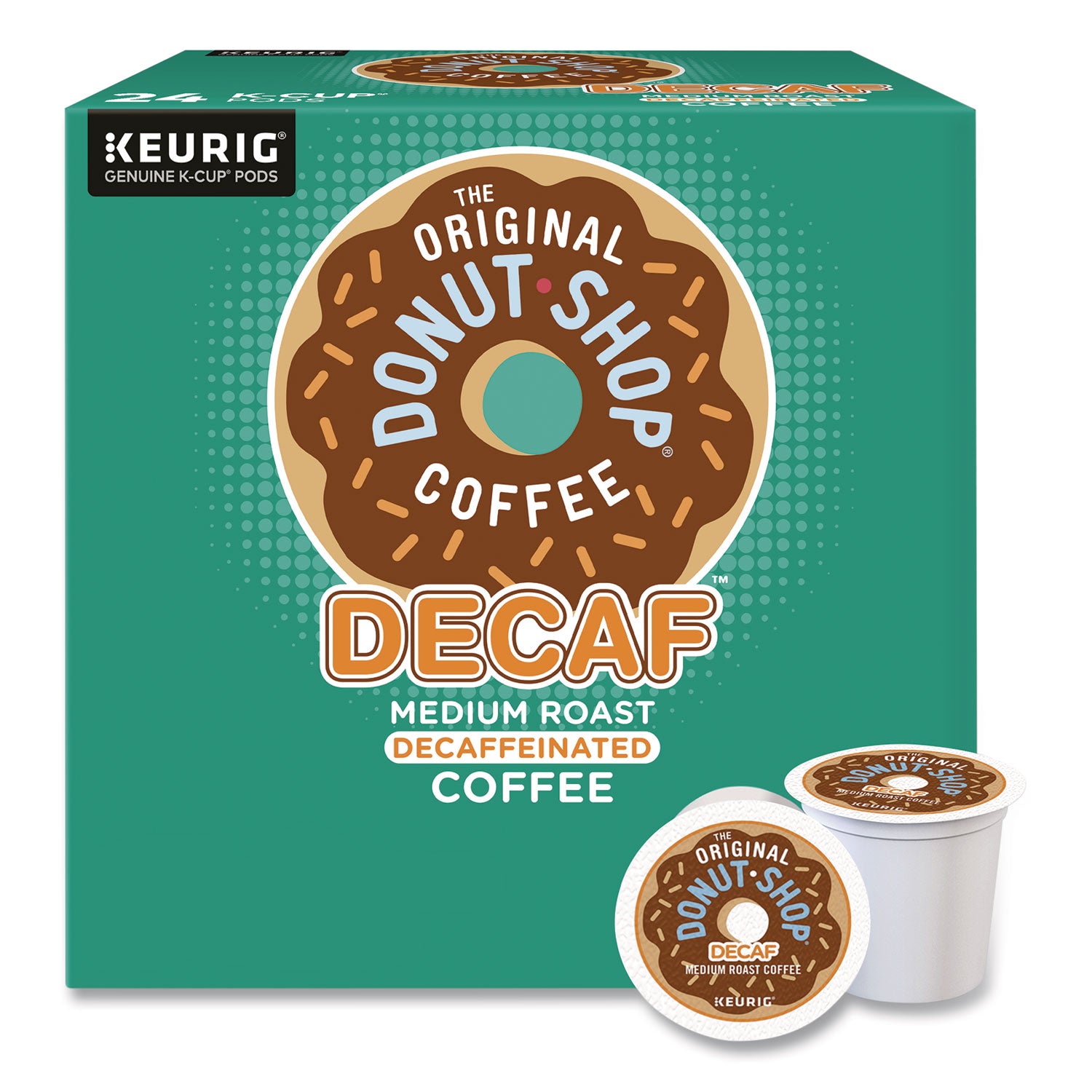 The Original Donut Shop® Decaf Coffee K-Cups, 0.39 oz, 22/Box