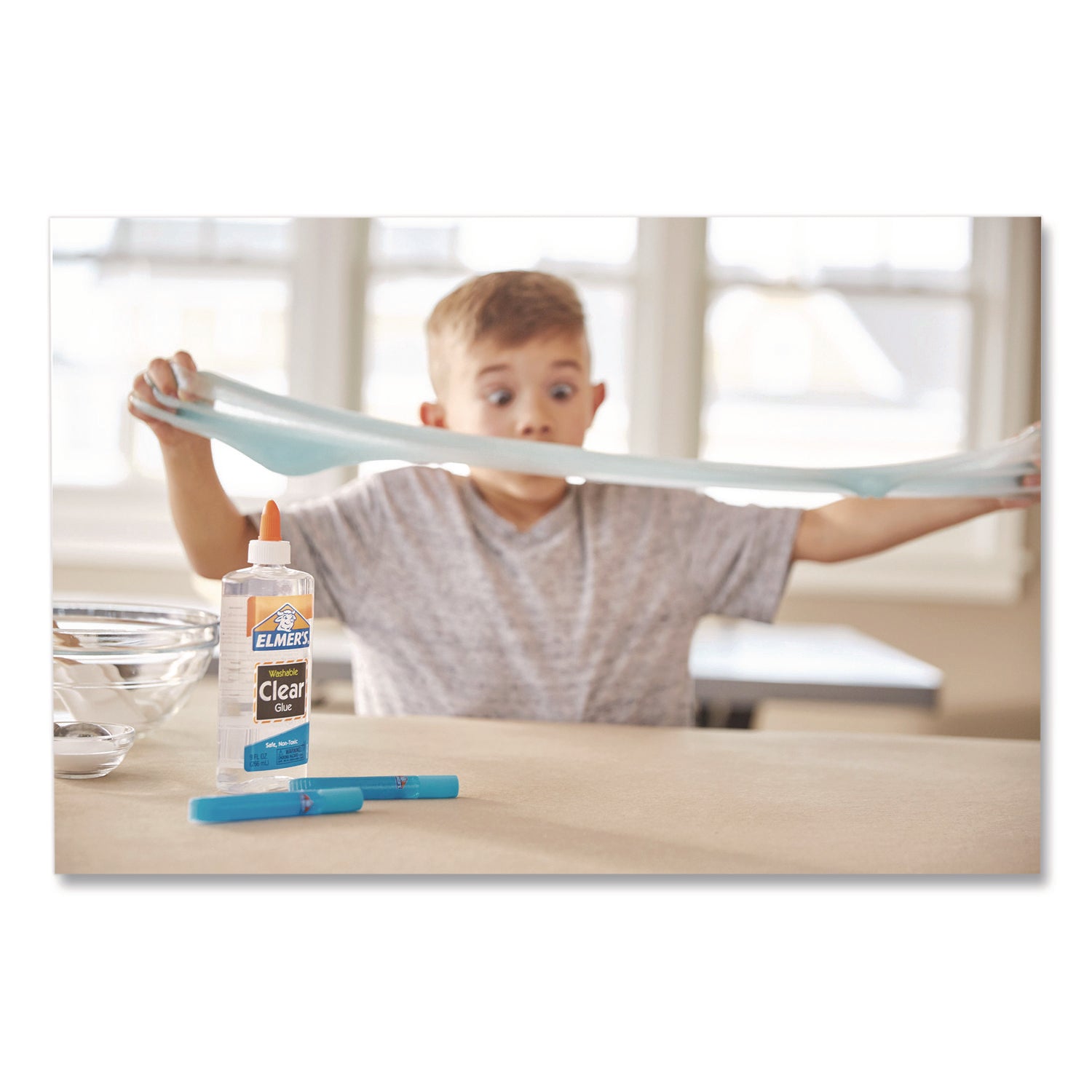 Elmer's® School Glue, 9 oz, Dries Clear