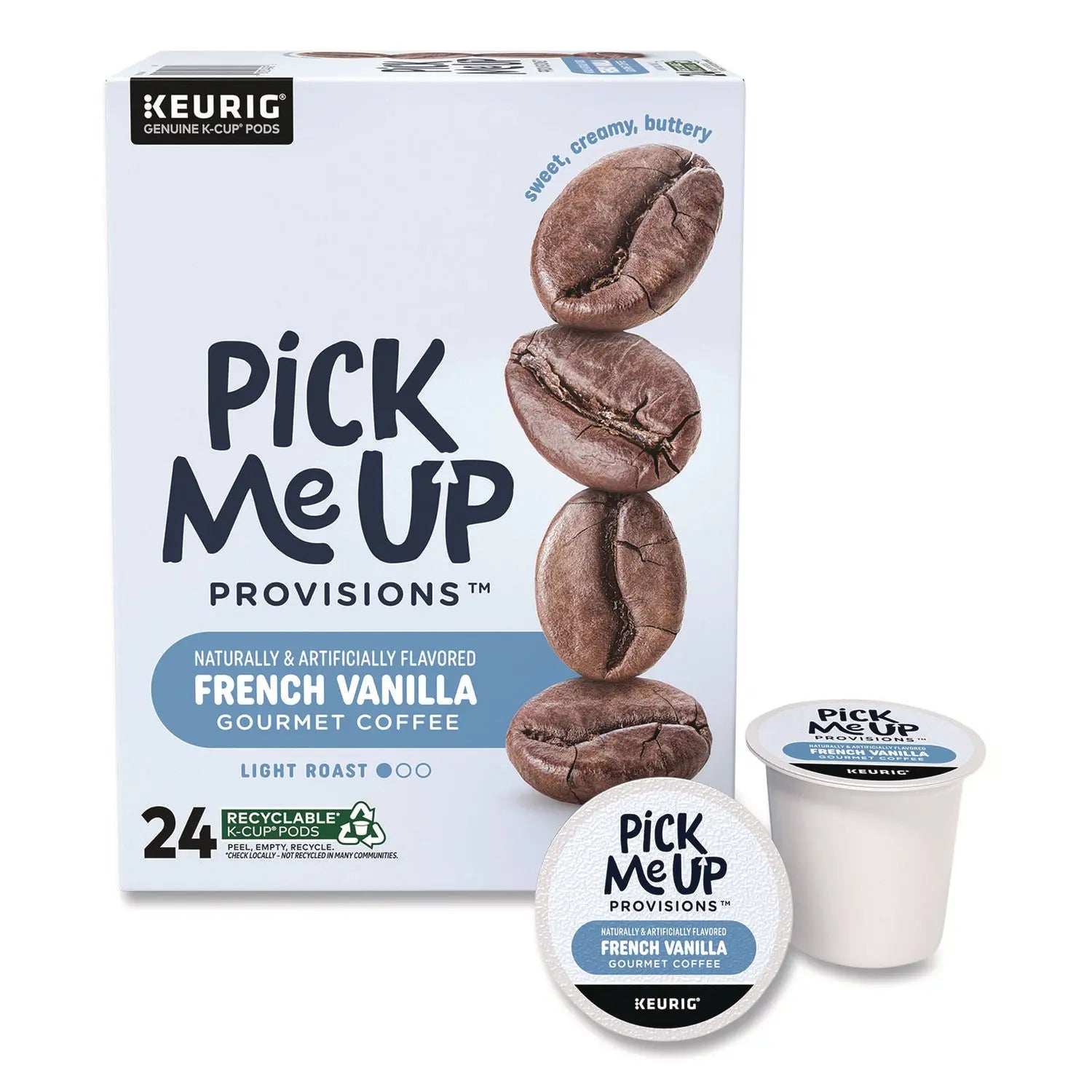 Pick Me Up Provisions™ French Vanilla Coffee K-Cups, 24/Box Pick Me Up Provisions™ Flipcost
