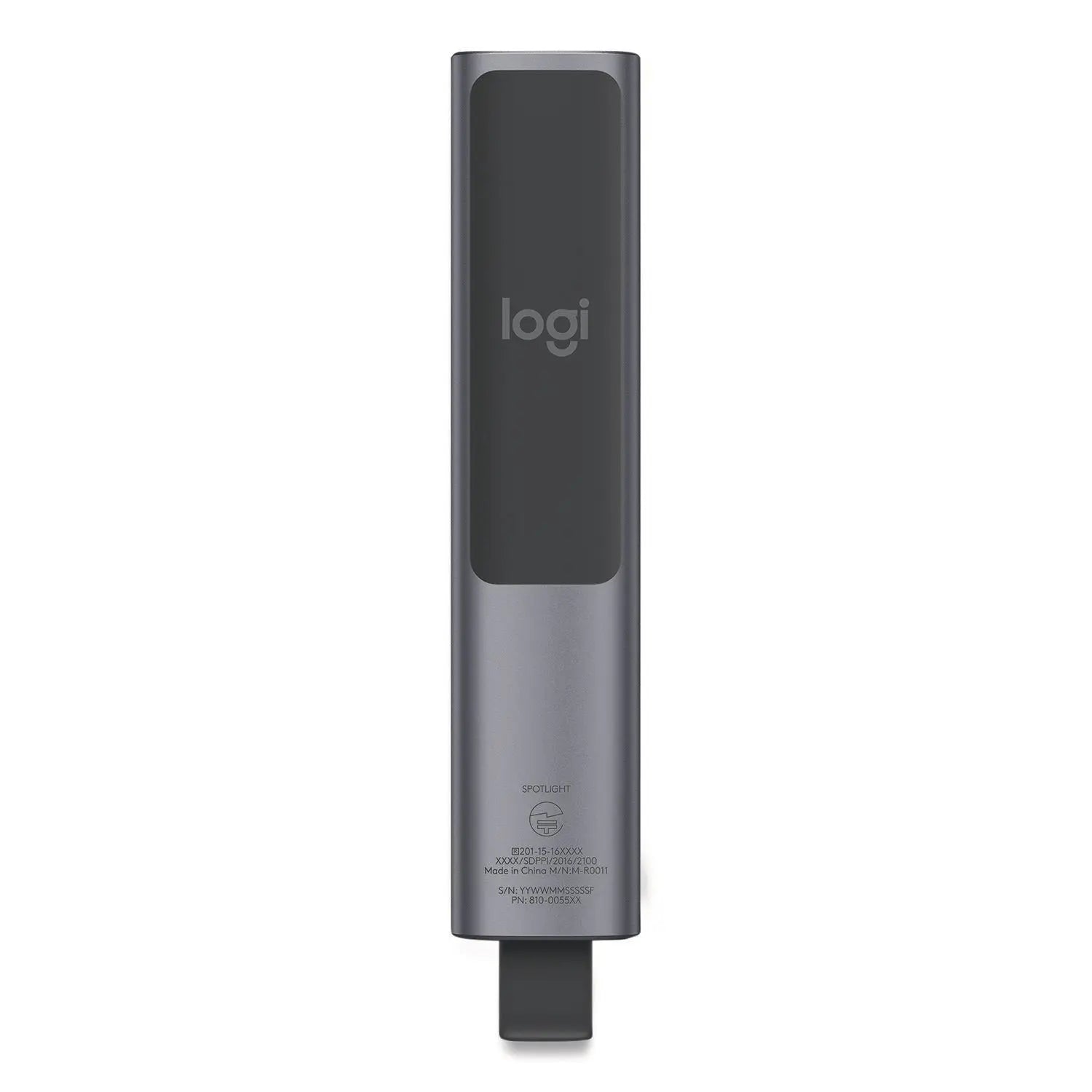 Logitech® Spotlight Presentation Remote, Projects 100 ft, Slate Logitech® Flipcost