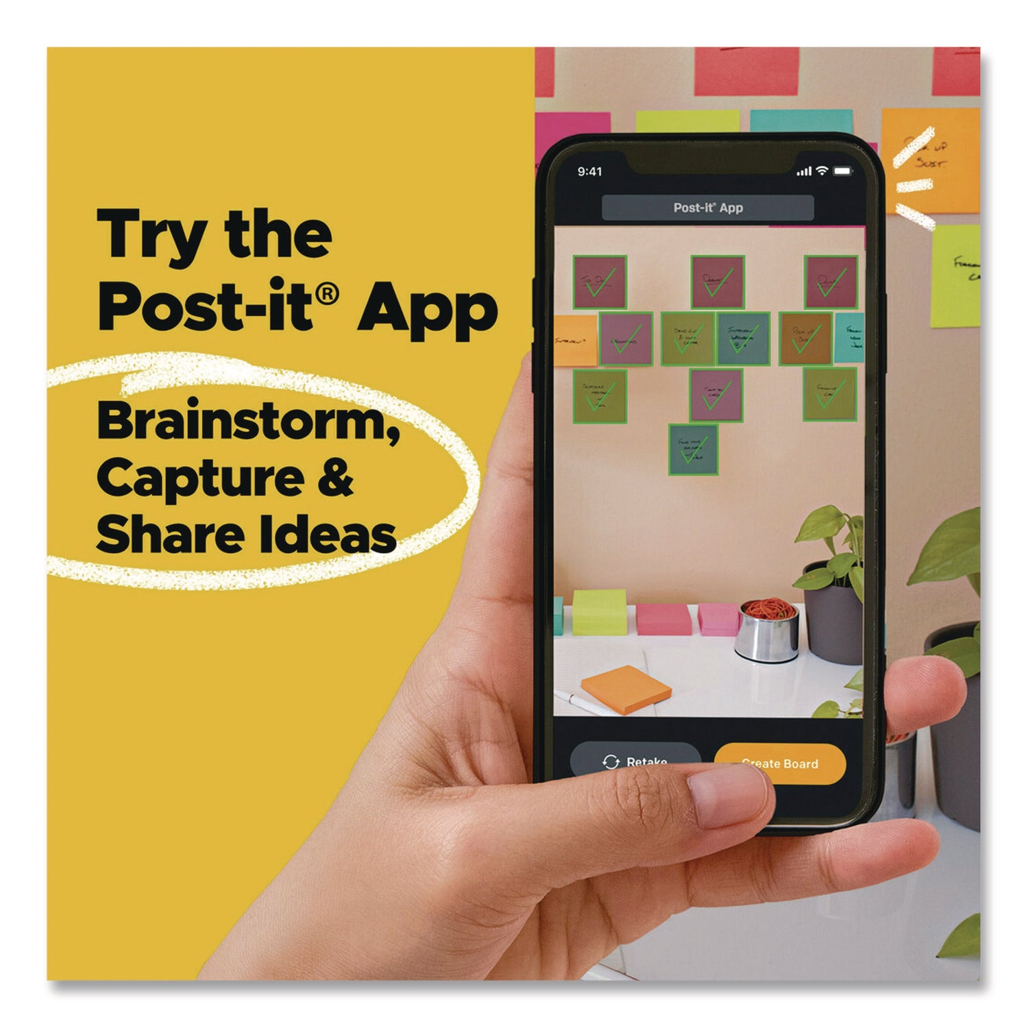 Post-it® Notes Super Sticky Super Sticky Notes, 3 x 3, Mulberry, 90 Sheets/Pad, 5 Pads/Pack