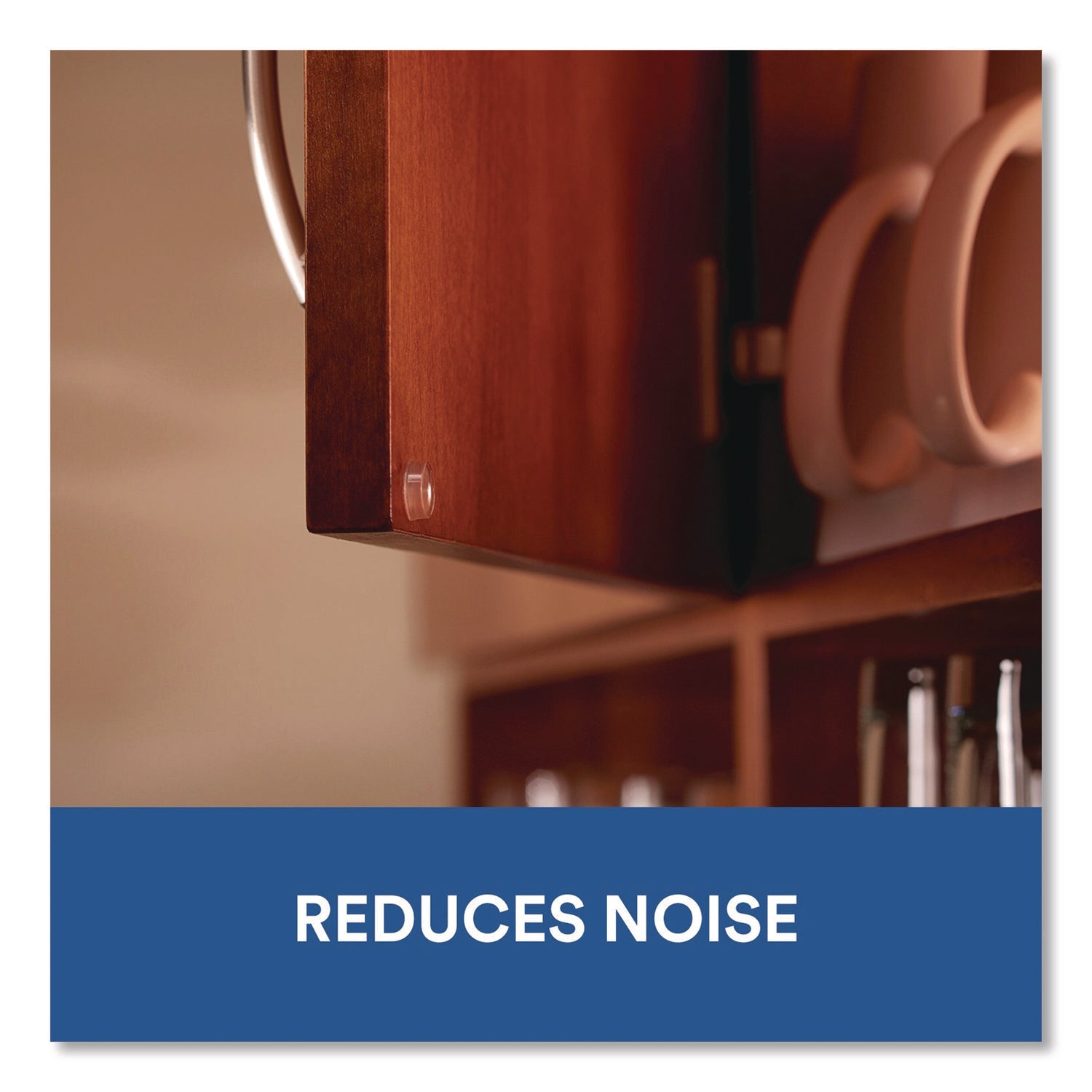 Scotch™ Bumpers, 0.5" dia, Clear, 40/Pack