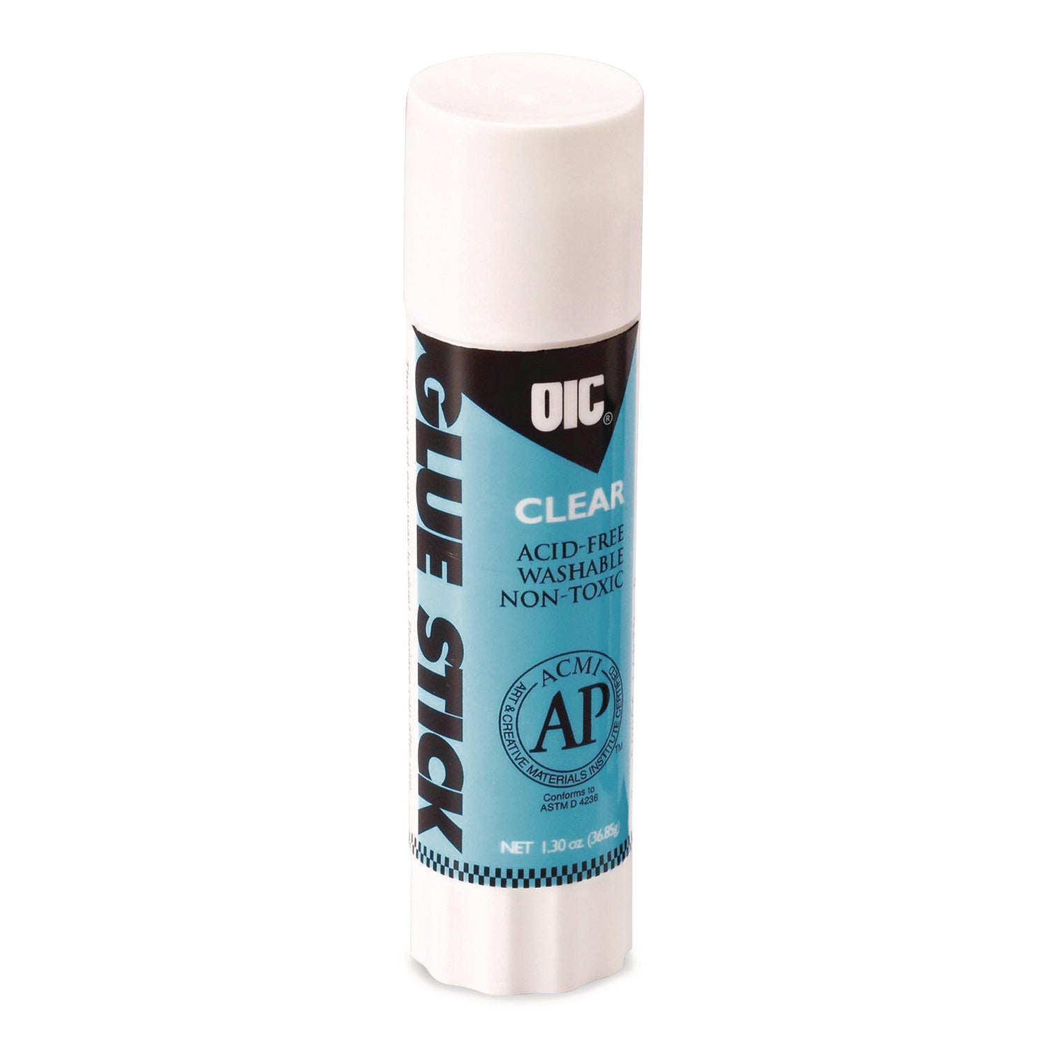 Officemate Glue Stick, 1.3 oz, Dries Clear
