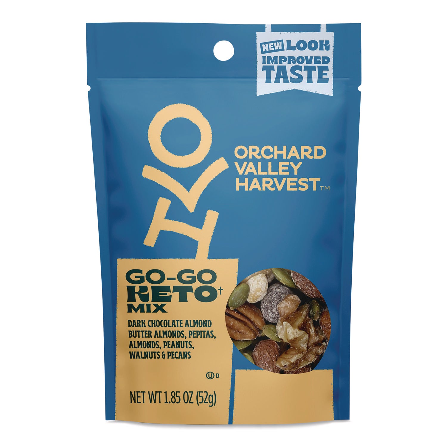 Orchard Valley Harvest® Go-Go Keto Mix, 1.85 oz Bag, 14/Carton