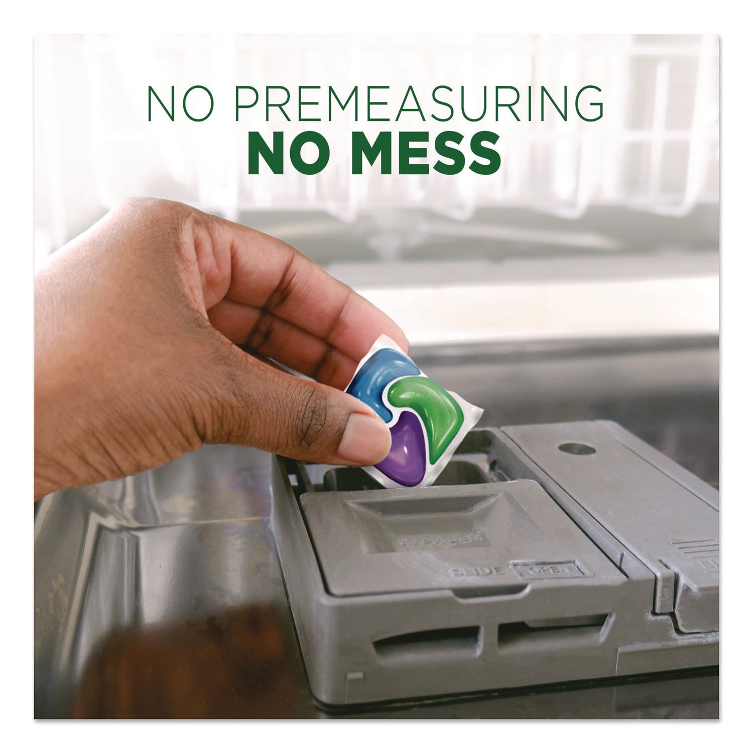 Cascade® ActionPacs, Fresh Scent, 38.6 oz Tub, 74/Pack