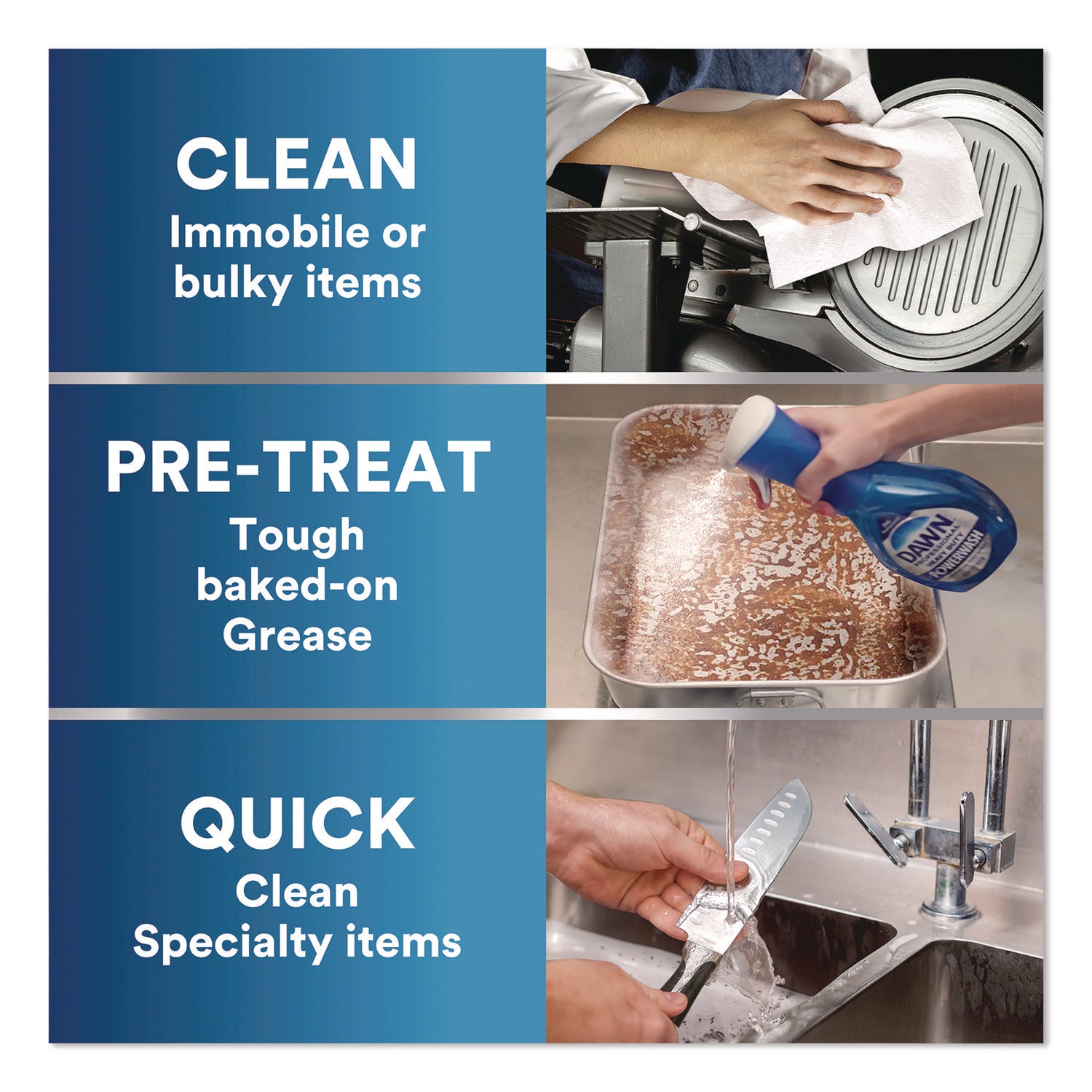 Dawn® Professional Heavy Duty Powerwash Commercial Dish Spray, Fresh Scent, 16 oz Trigger Spray Bottle