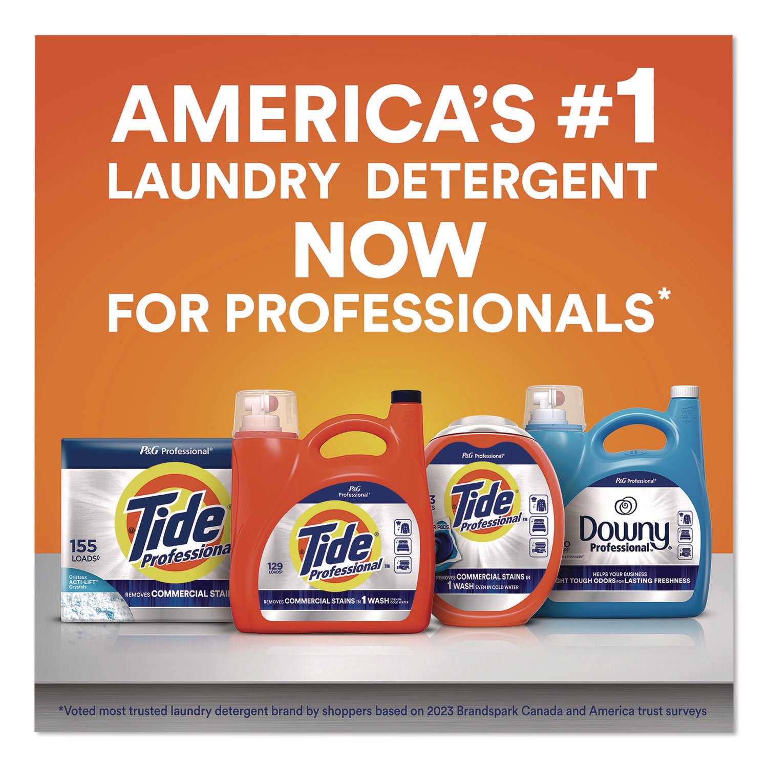 Tide® Professional™ Commercial HE Liquid Laundry Detergent, 129 Loads, 170 oz Plastic Bottle with Dispensing Tap