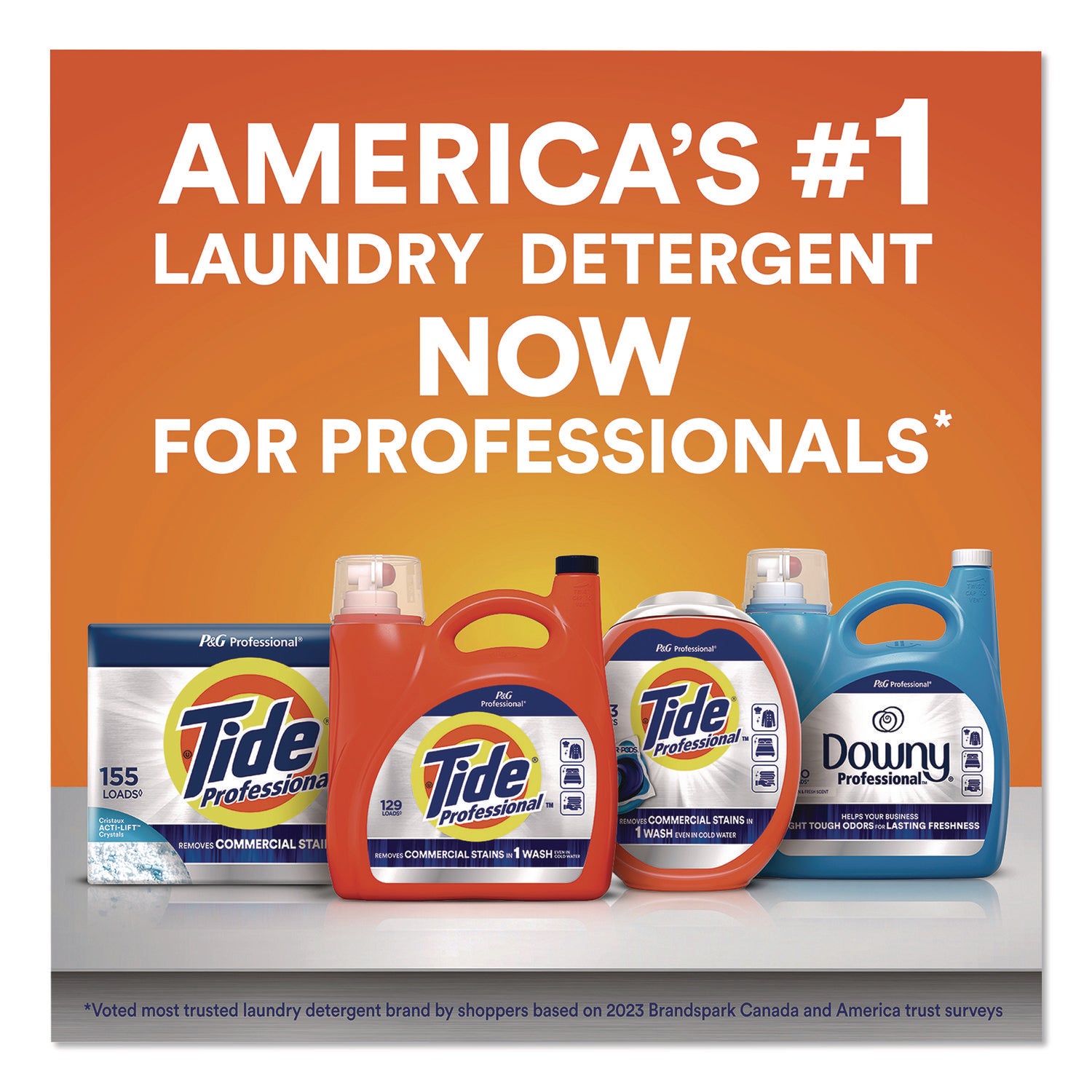 Tide® Professional™ Commercial HE Liquid Laundry Detergent, 129 Loads, 170 oz Plastic Bottle with Dispensing Tap