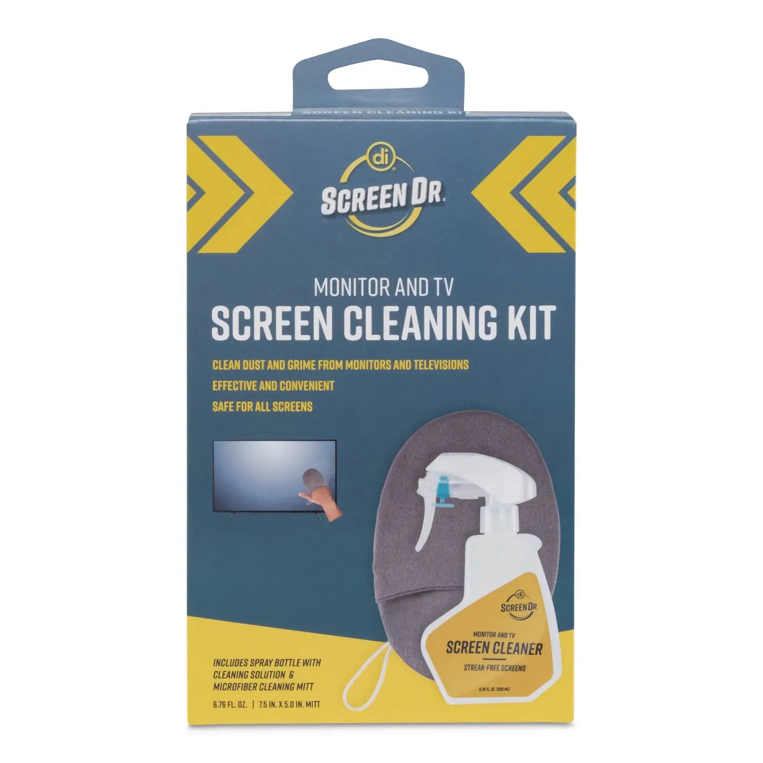 Digital Innovations Screen Dr Monitor and TV Screen Cleaning Kit, 6.76 oz Spray Bottle with Microfiber Mitt Digital Innovations Flipcost