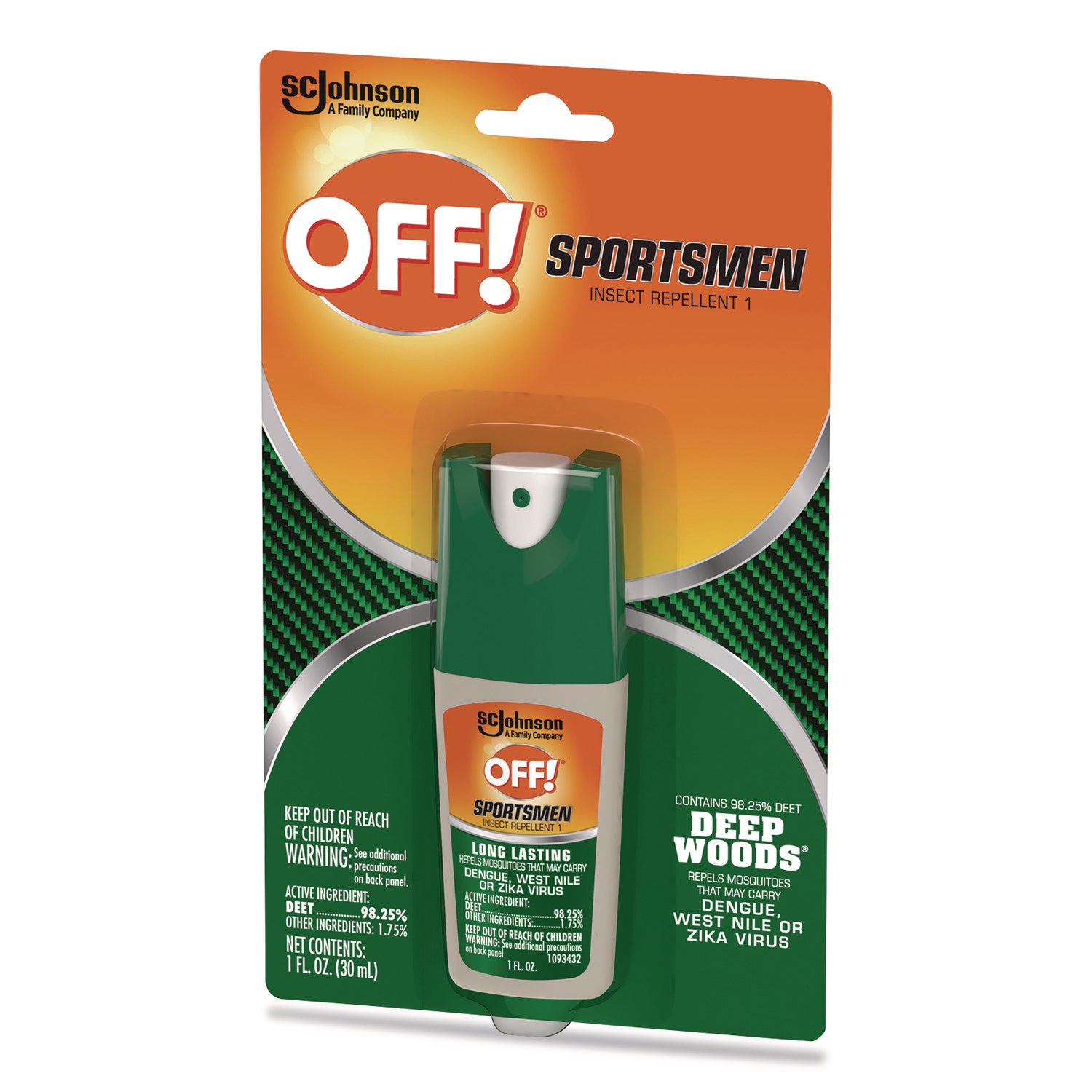 OFF!® Deep Woods OFF for Sportsmen, 1 oz Pump Bottle
