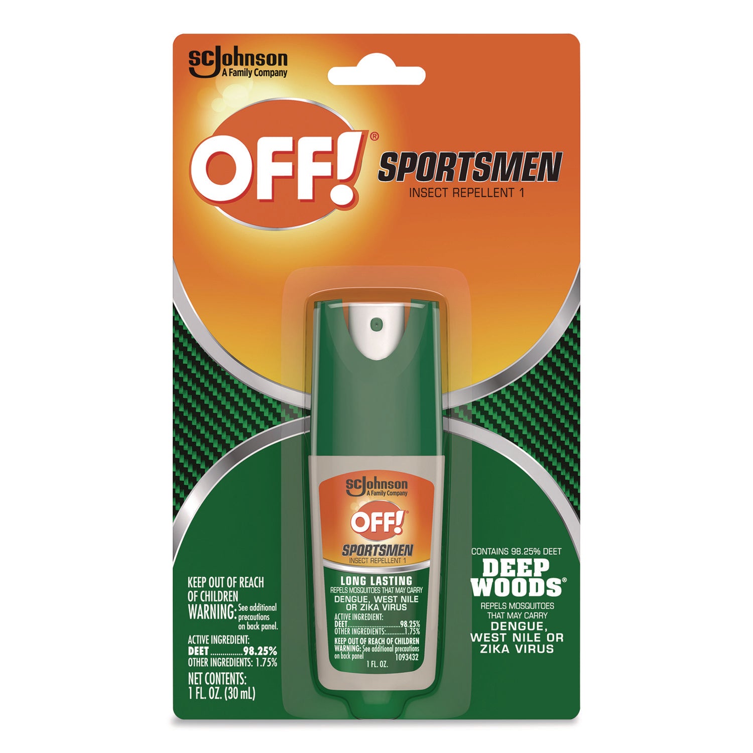 OFF!® Deep Woods OFF for Sportsmen, 1 oz Pump Bottle