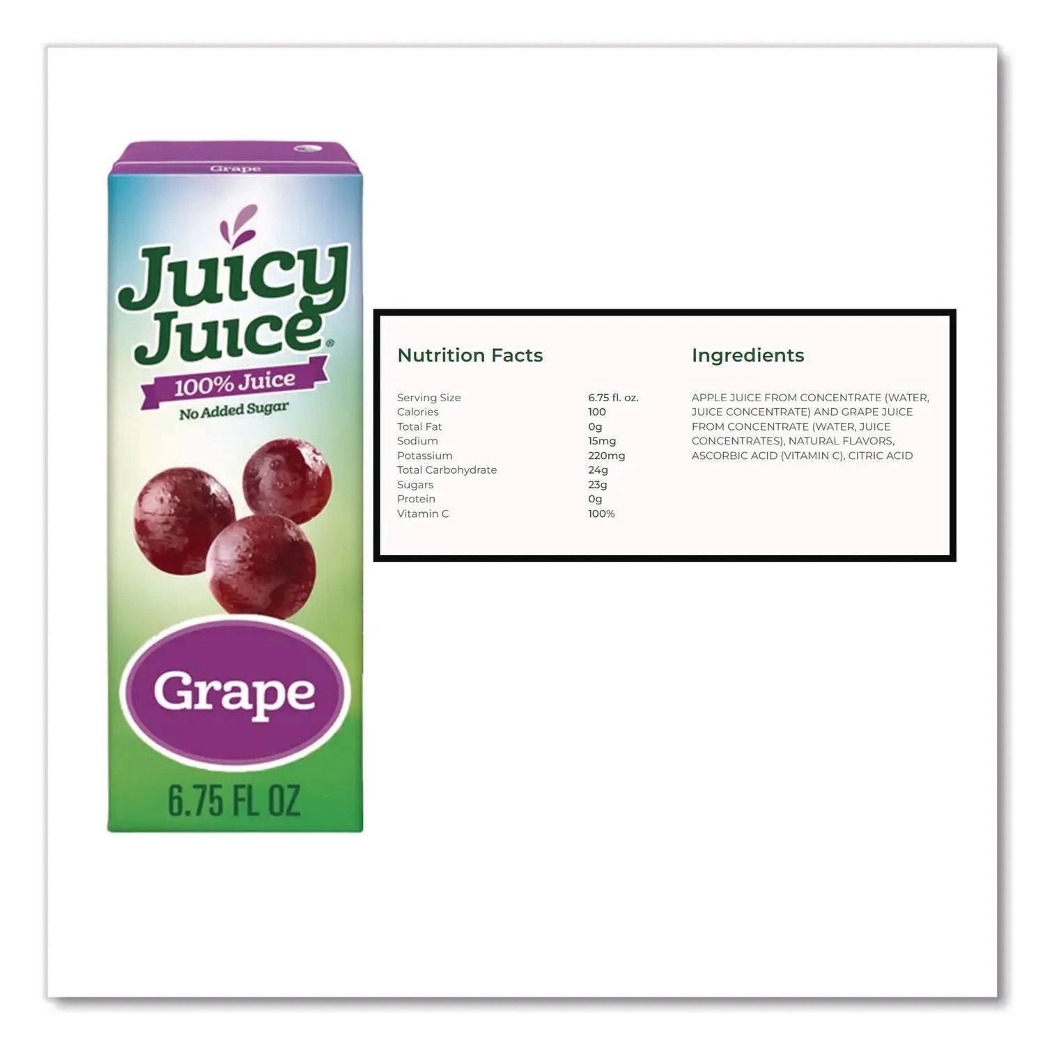 Juicy Juice® Juice Box Variety Pack, Assorted Flavors, 6.75 oz Box, 32/Carton Juicy Juice® Flipcost