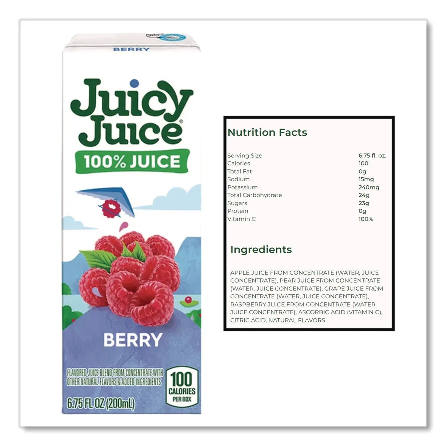 Juicy Juice® Juice Box Variety Pack, Assorted Flavors, 6.75 oz Box, 32/Carton Juicy Juice® Flipcost
