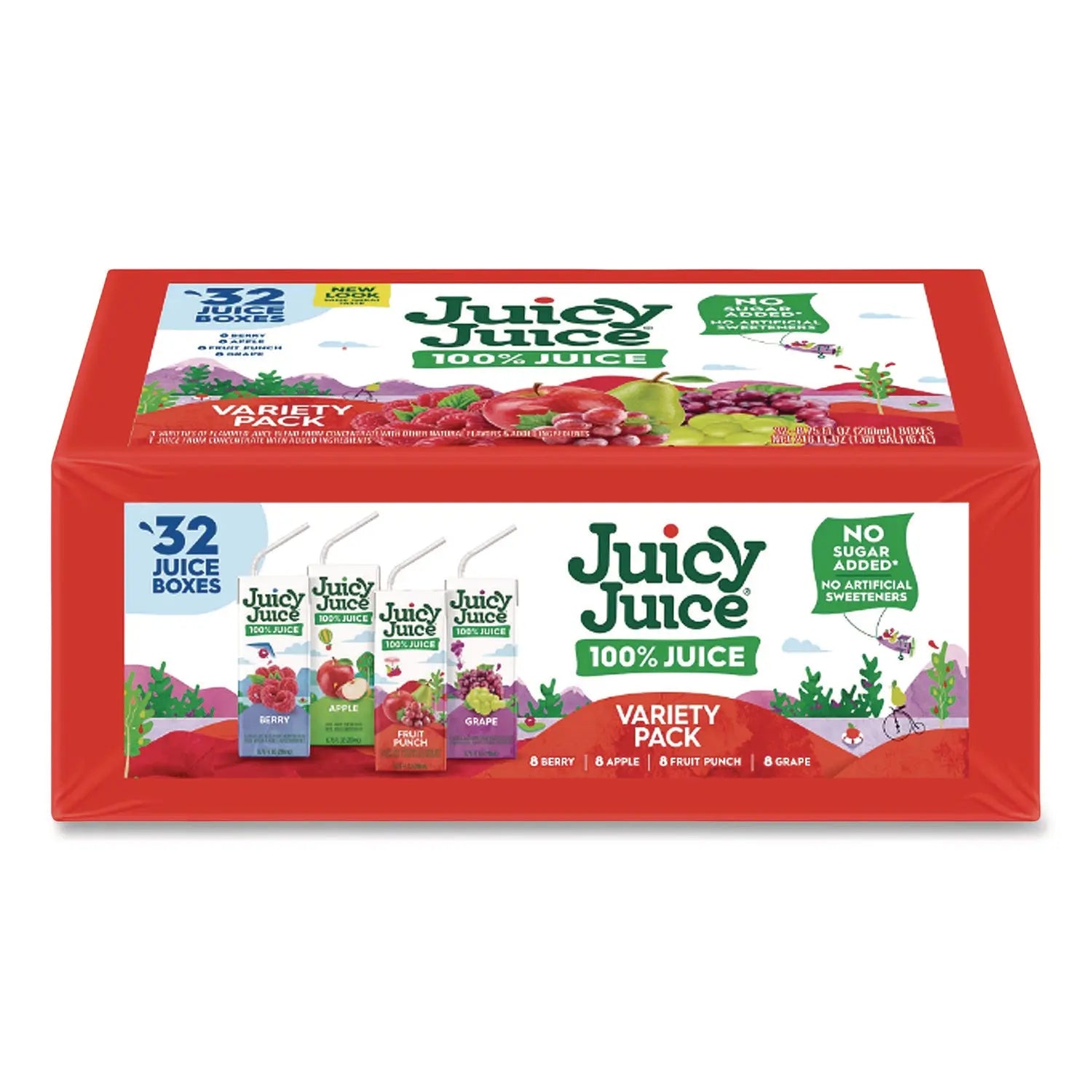 Juicy Juice® Juice Box Variety Pack, Assorted Flavors, 6.75 oz Box, 32/Carton Juicy Juice® Flipcost