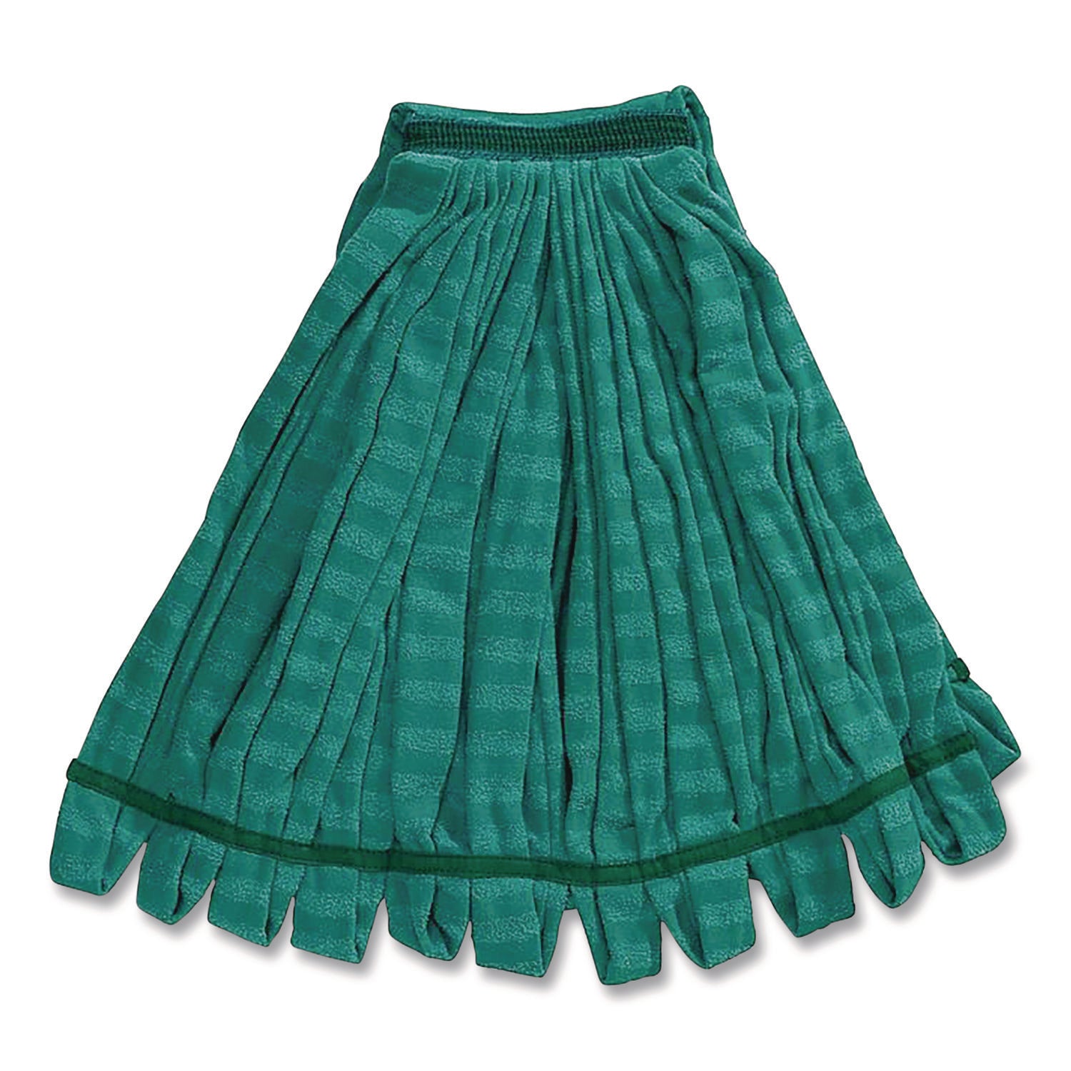 Rubbermaid® Commercial Microfiber Tube Wet Mop, Microfiber/Polyester, Medium, Green