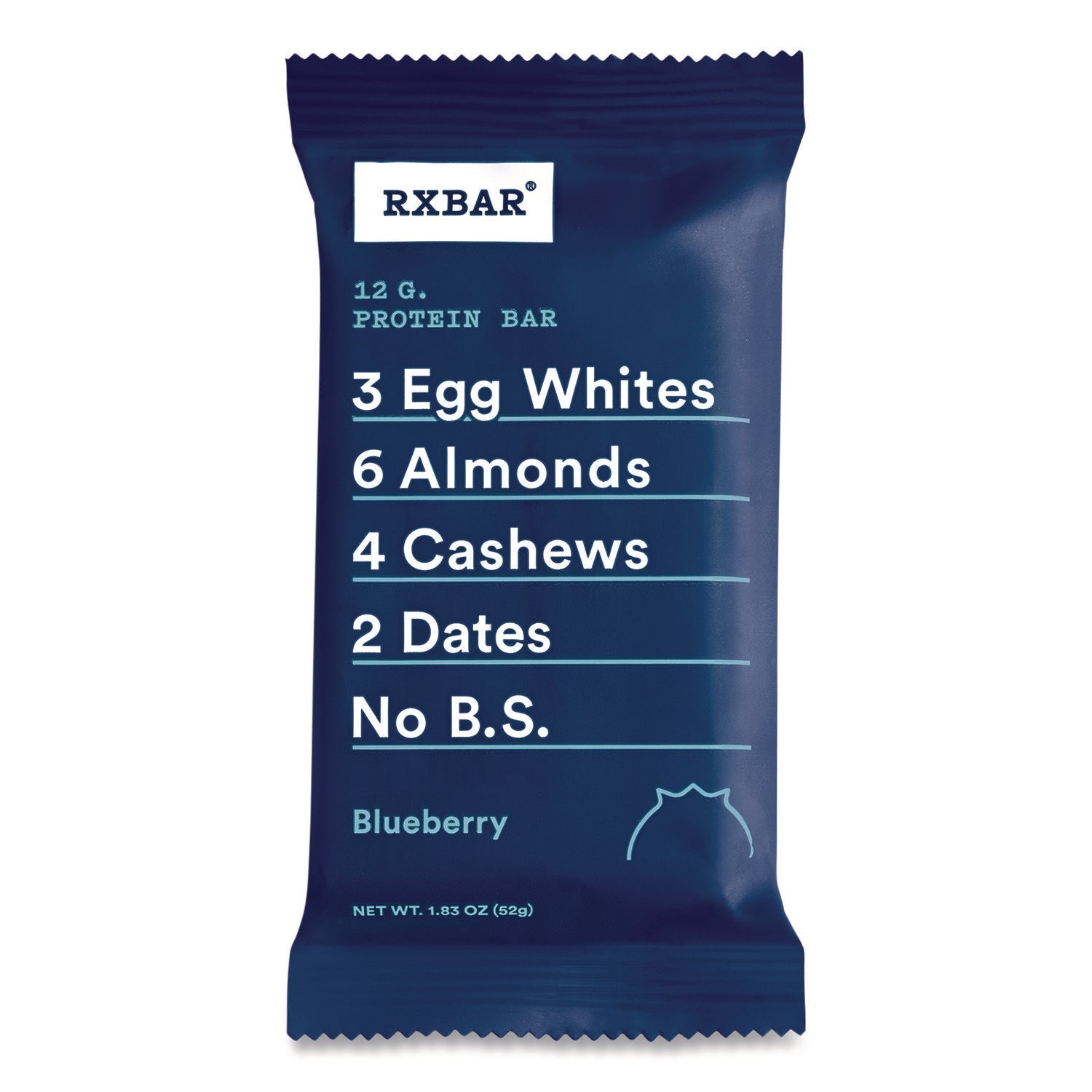 RXBAR® Adult Bars, Blueberry, 1.83 oz Bar, 12/Box