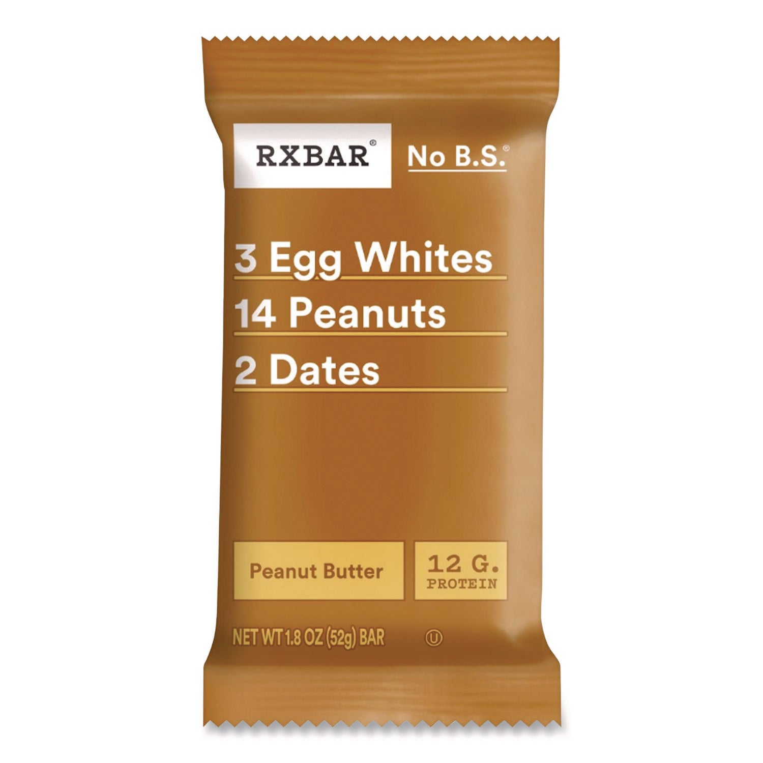 RXBAR® Adult Bars, Peanut Butter, 1.83 oz Bar, 12/Box